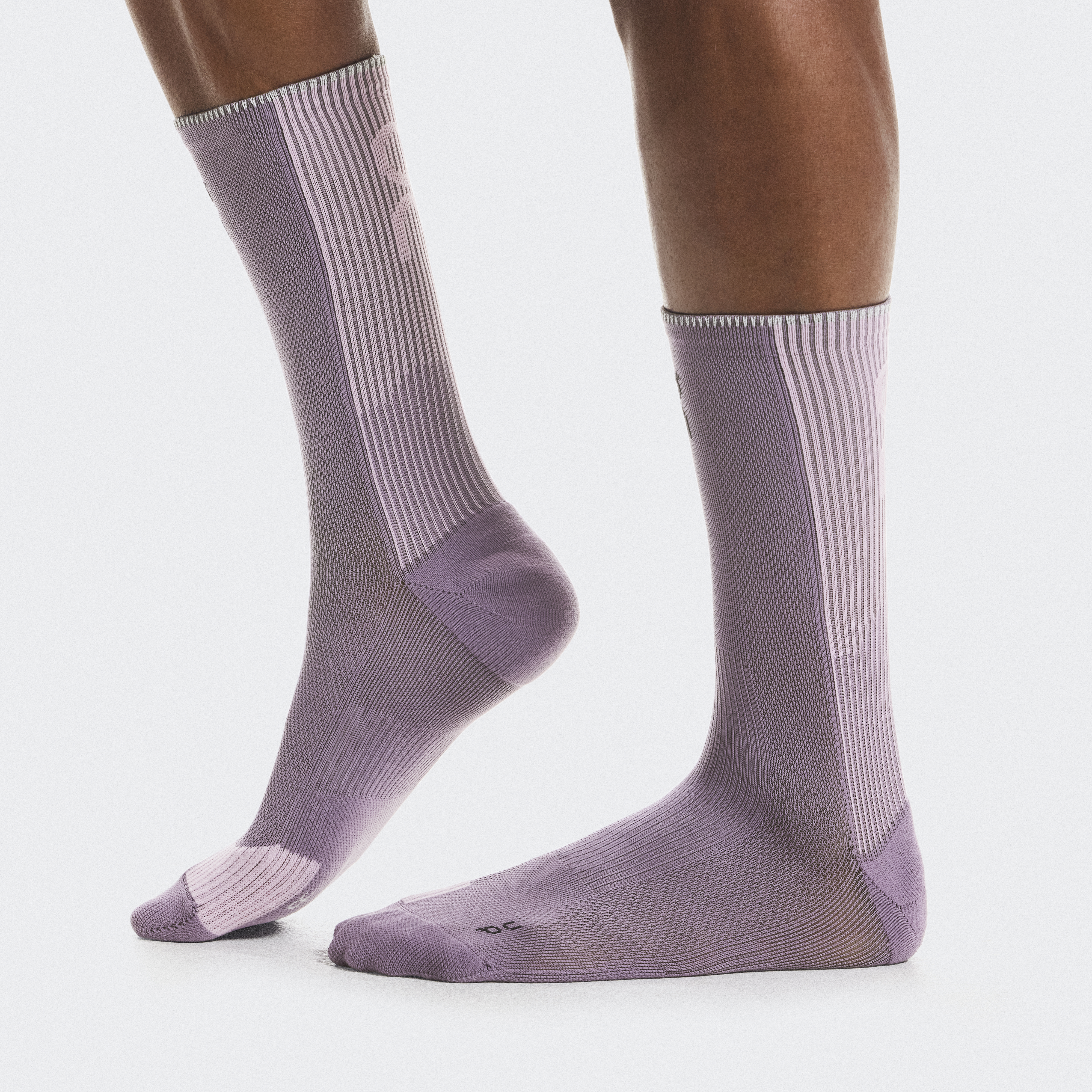 Performance Run Sock High in Dewberry/Sakura