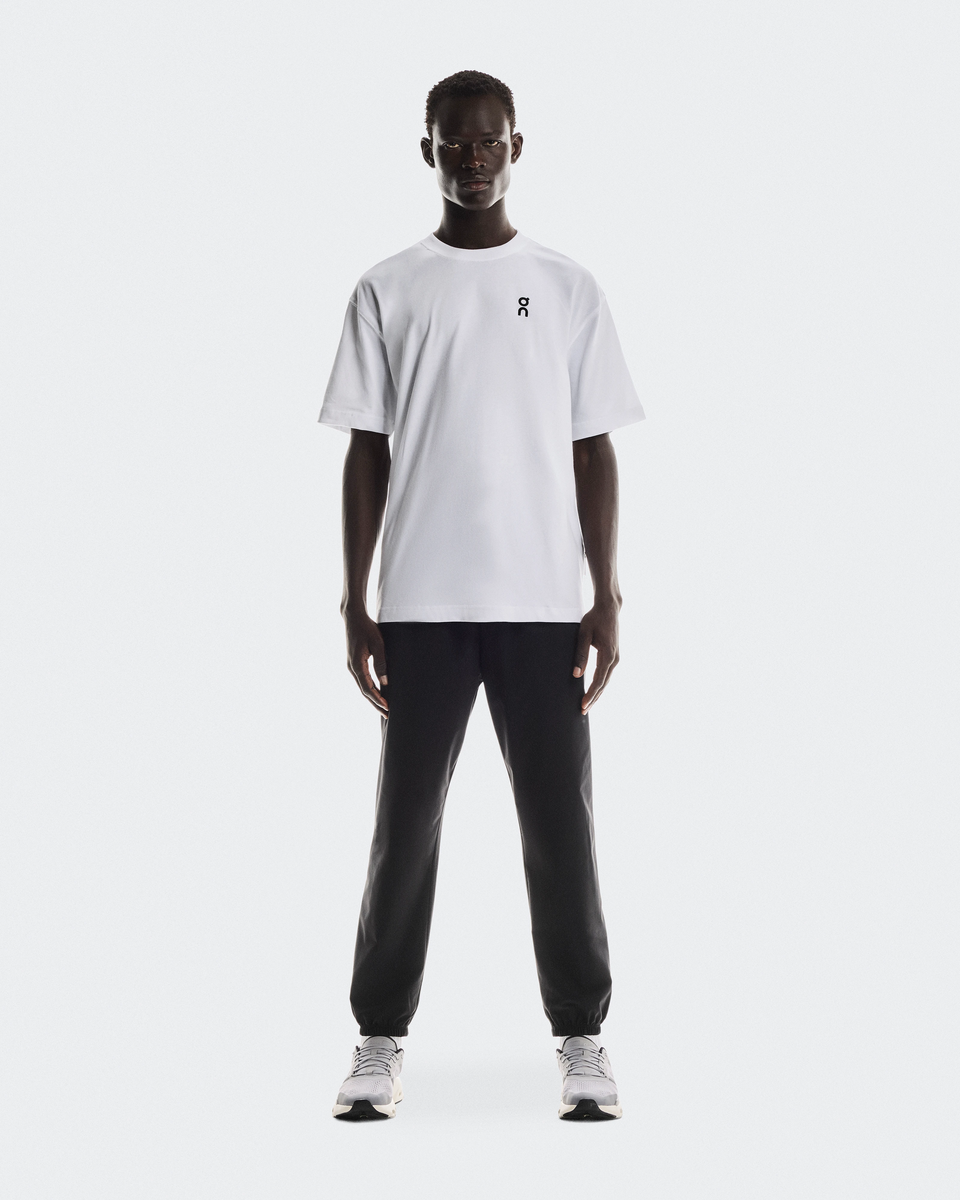 On Club T Graphic White & Blue Men Tops and t-shirts
