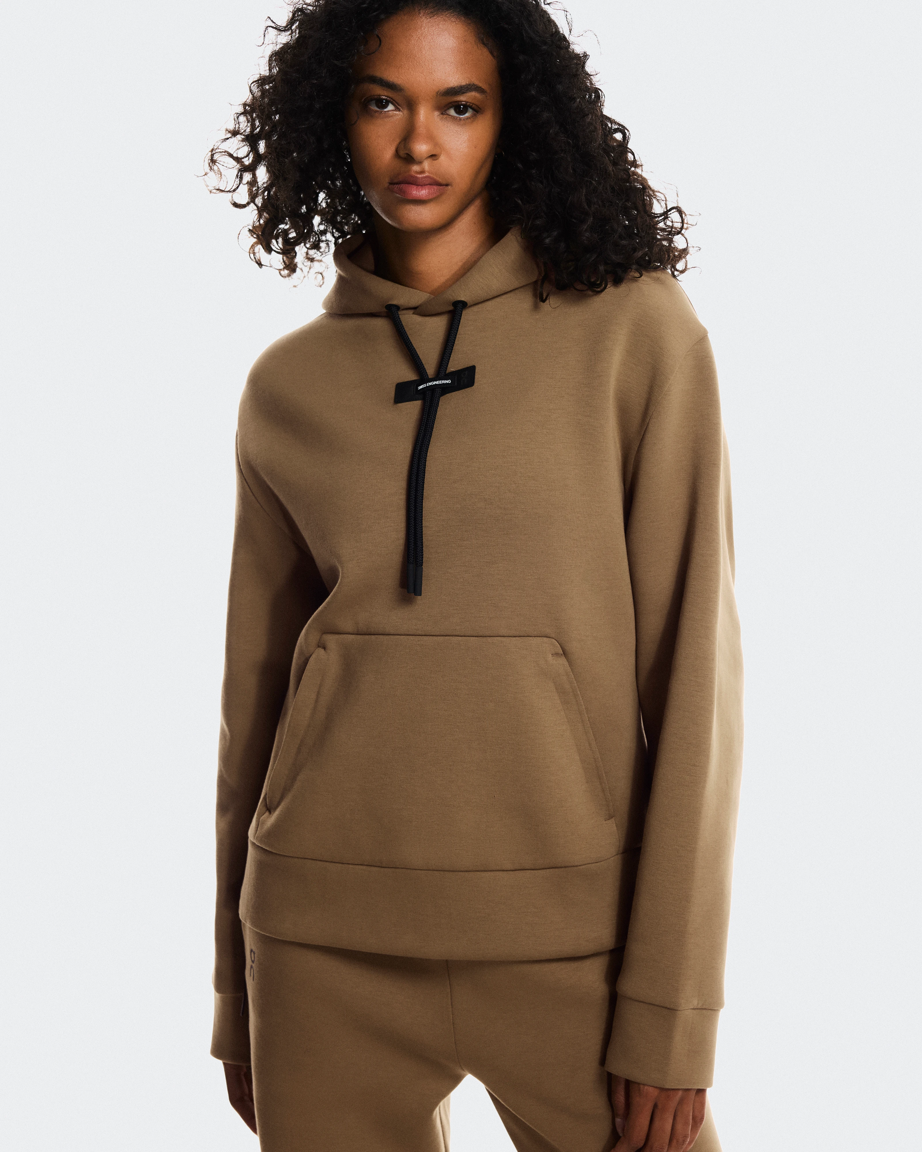On Focus Tech Hoodie Nutmeg Women Hoodies and sweatshirts