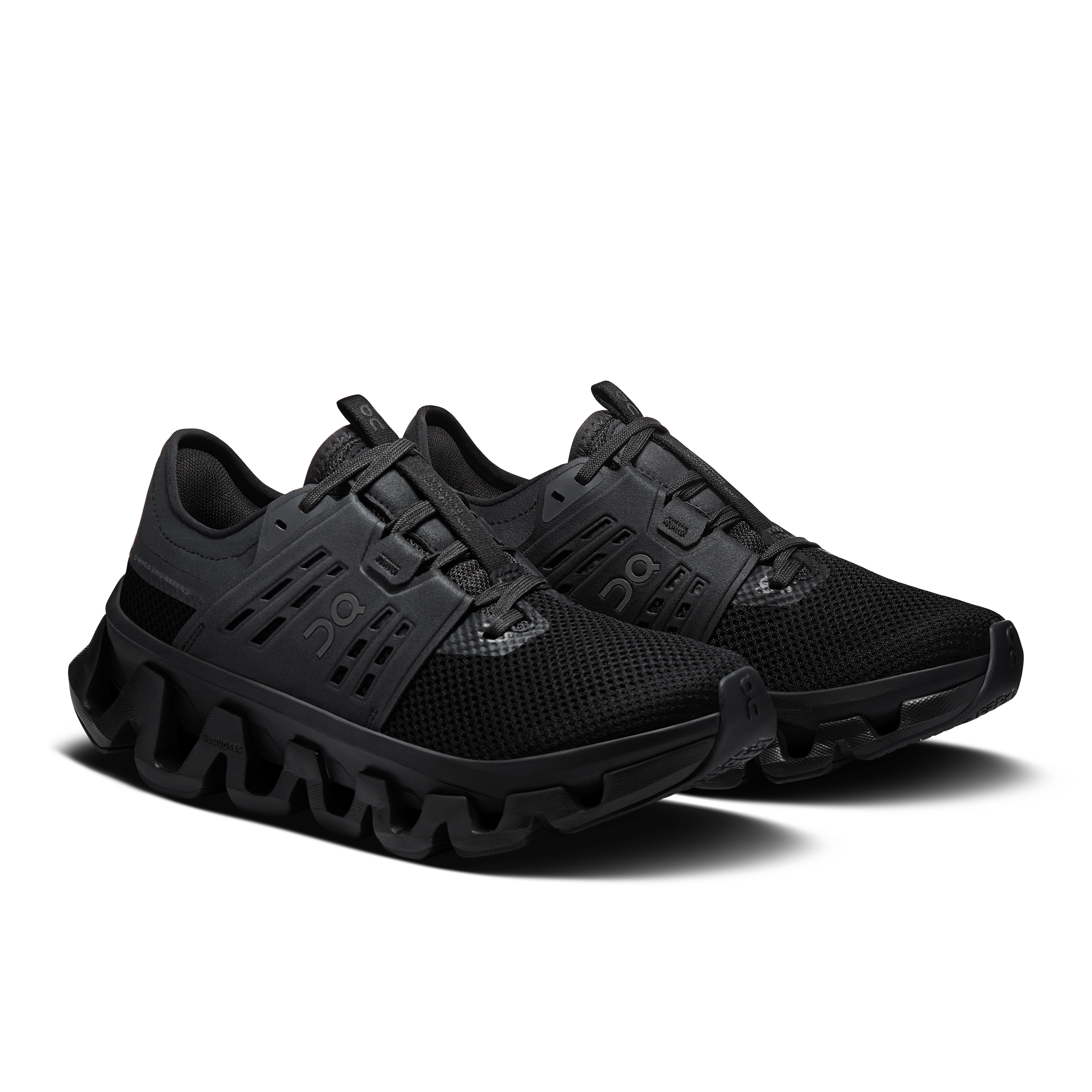 On Cloudswift Amp Black & Black ウィメンズ ロードランニング シューズ