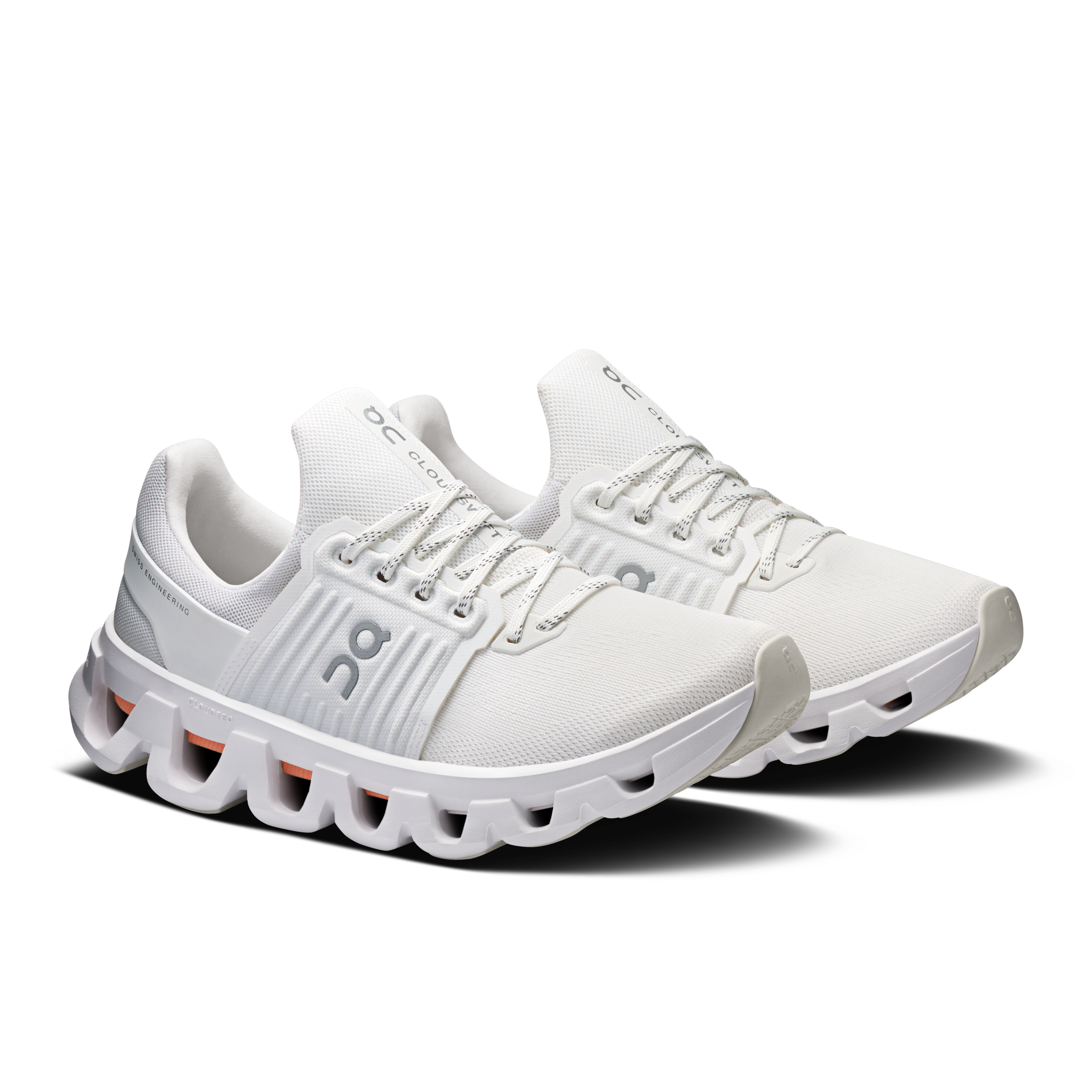 On Cloudswift 4 AD White & Sunstone Women Active life Shoes