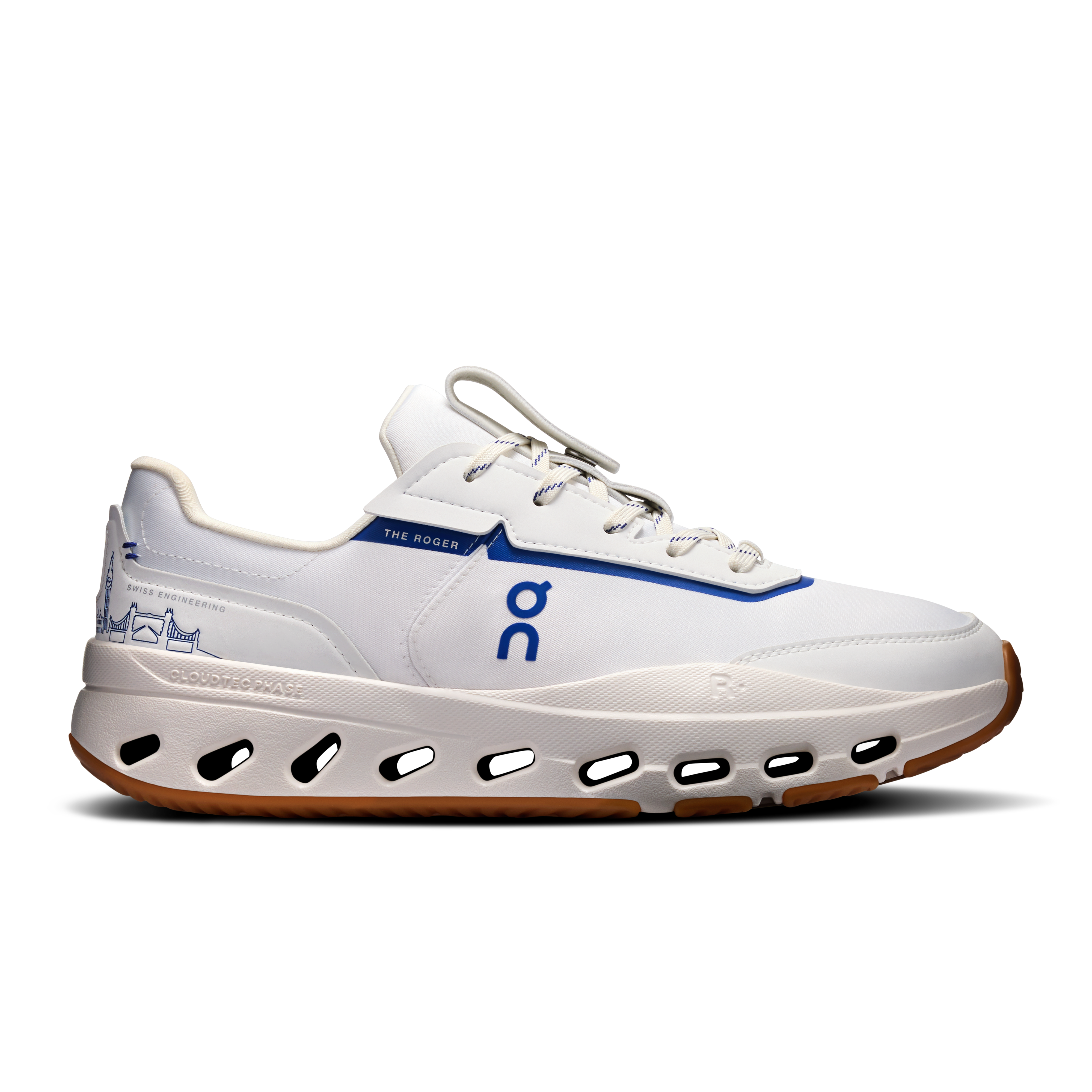 On THE ROGER Wildcard LC White & Indigo Women – Lifestyle, All-Day Shoes