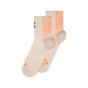 Performance Run Sock Mid in Pearl/Sunstone