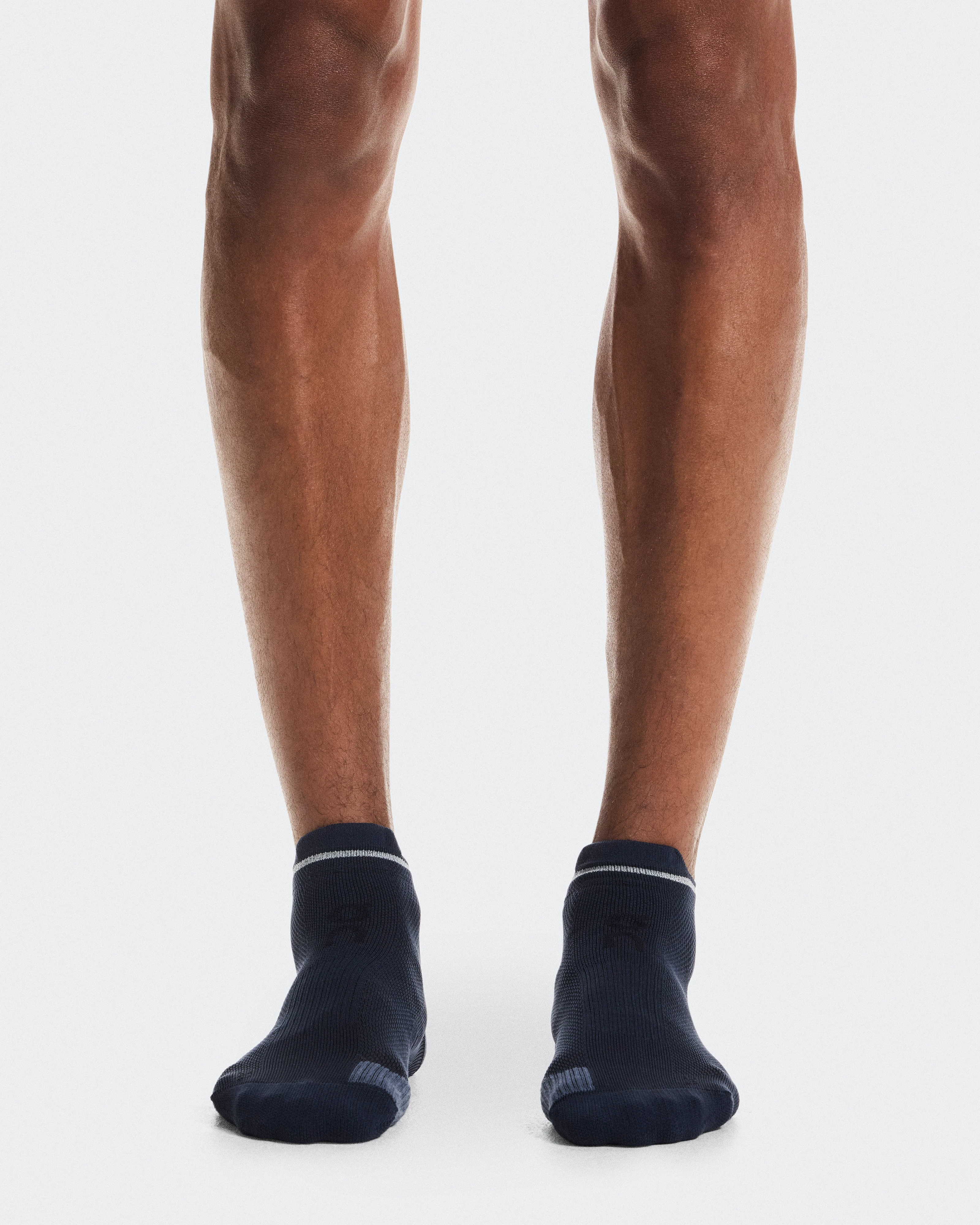 On Performance Run Sock Low Navy & Navy Unisex Socks