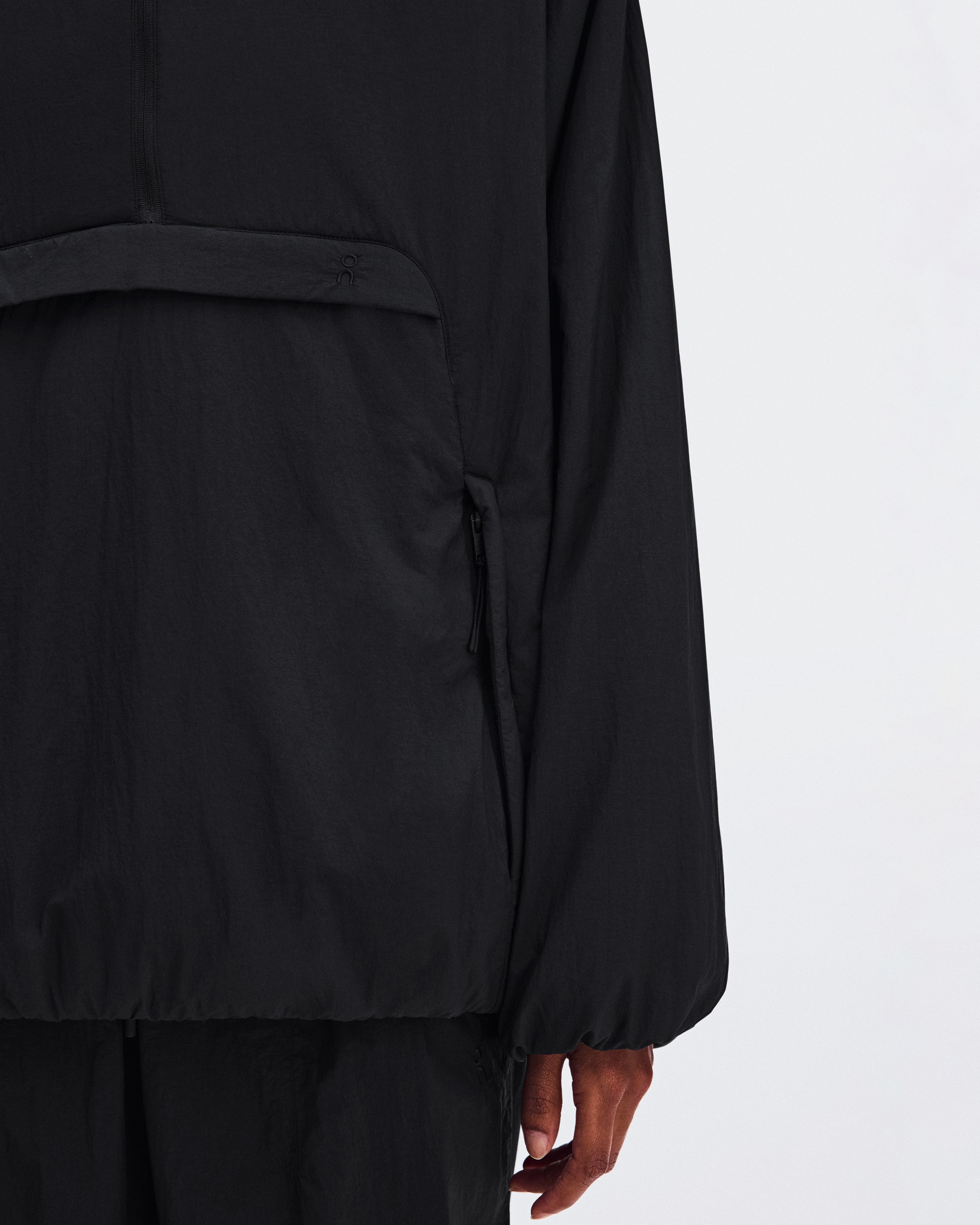 On Insulated Half-Zip Anorak Black 여성 재킷