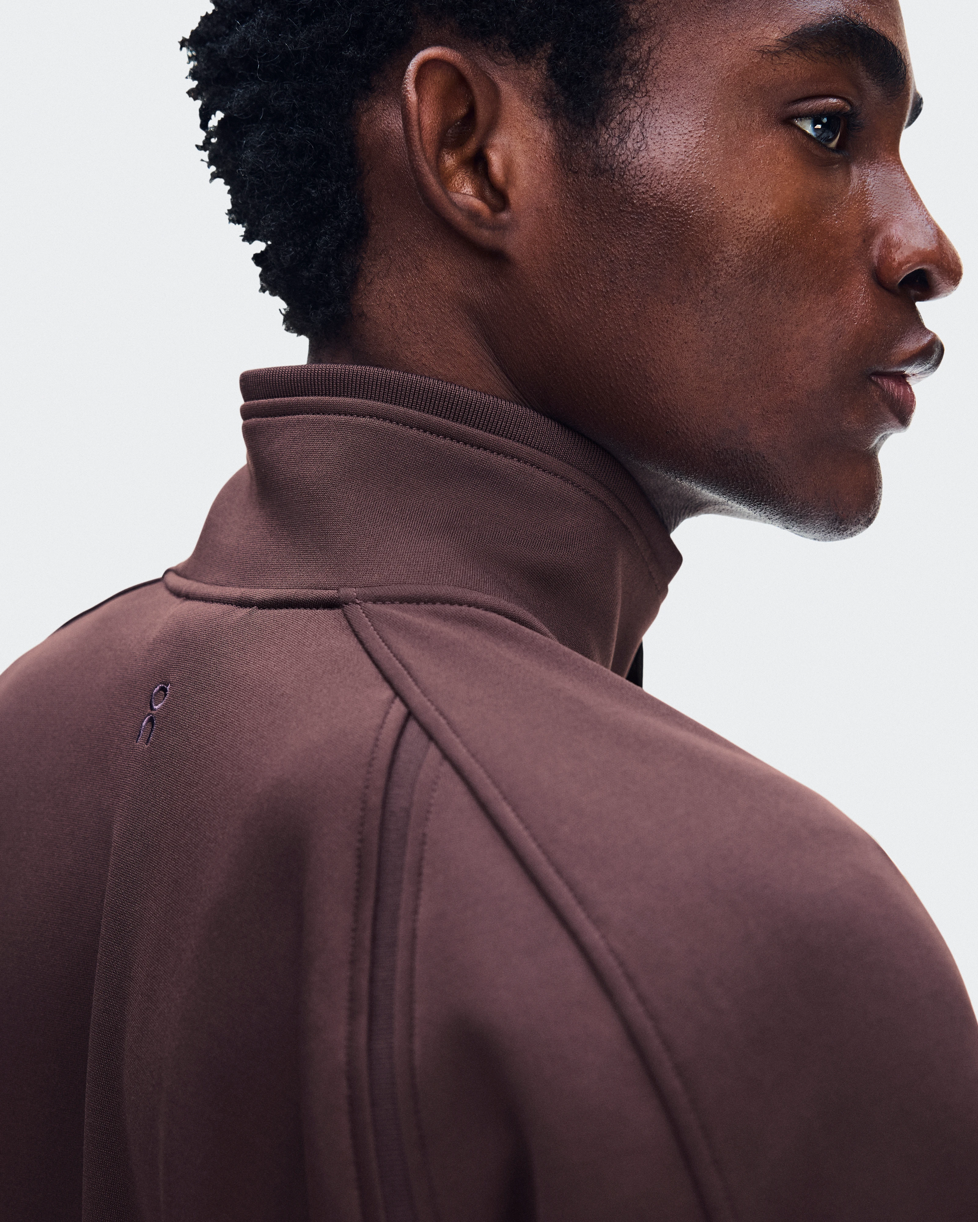 On Courtside Full-Zip Mulberry Men Jackets