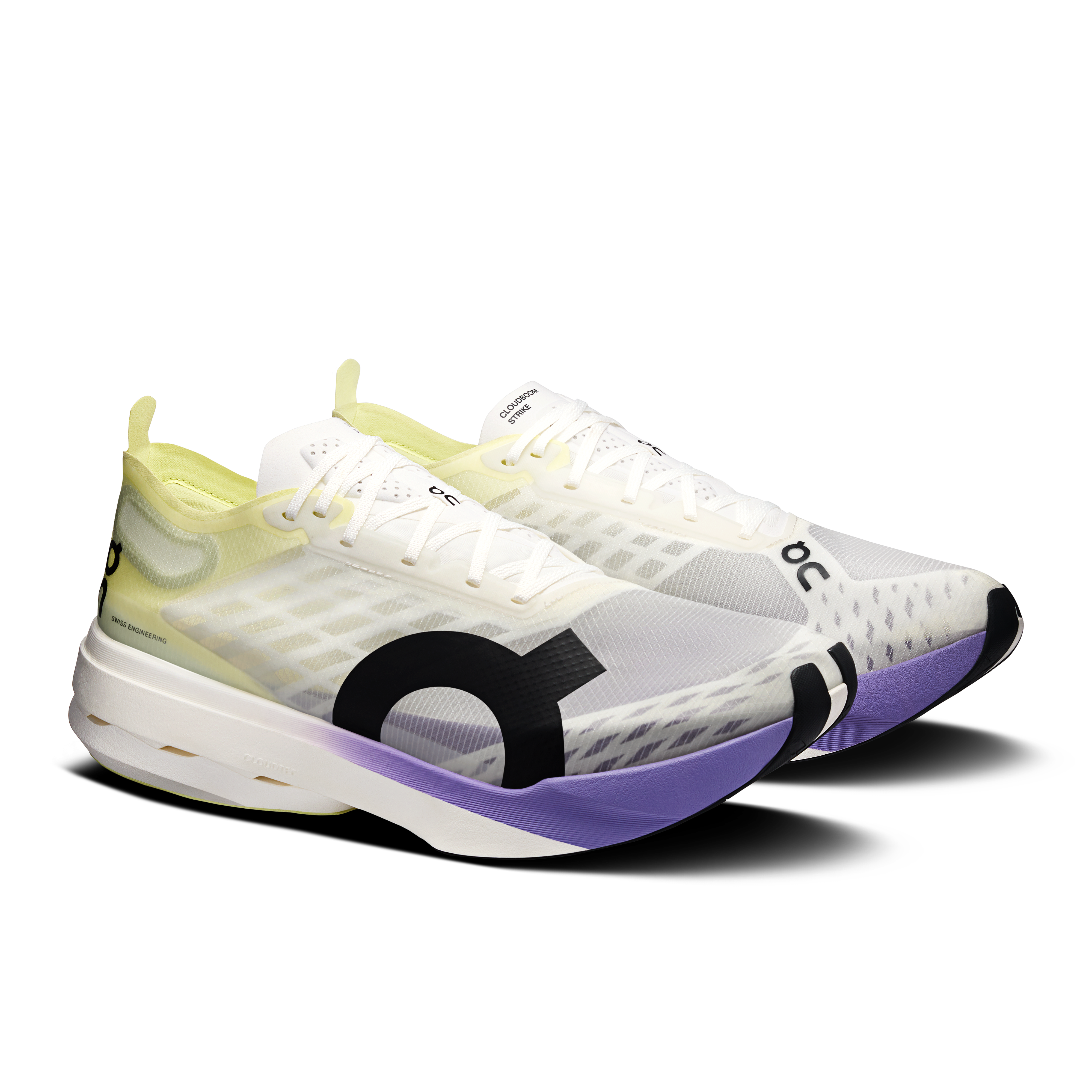 On Cloudboom Strike Juniper & Limelight Homme Running sur route Chaussures