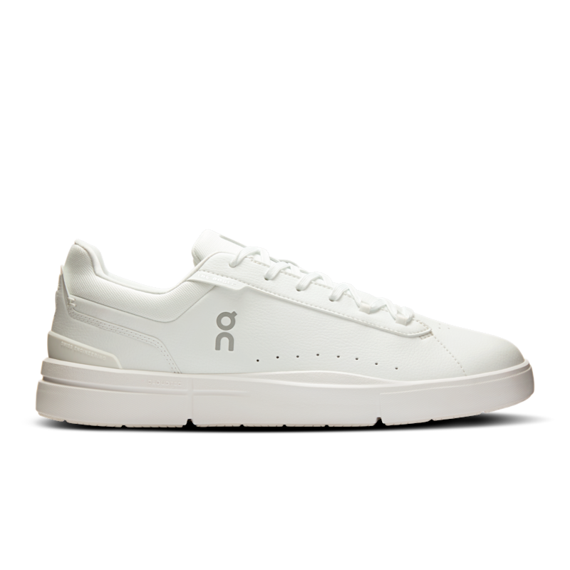 On Men's THE ROGER Advantage Tennis Shoe in White/White, Size: 11.5, Recycled Polyester