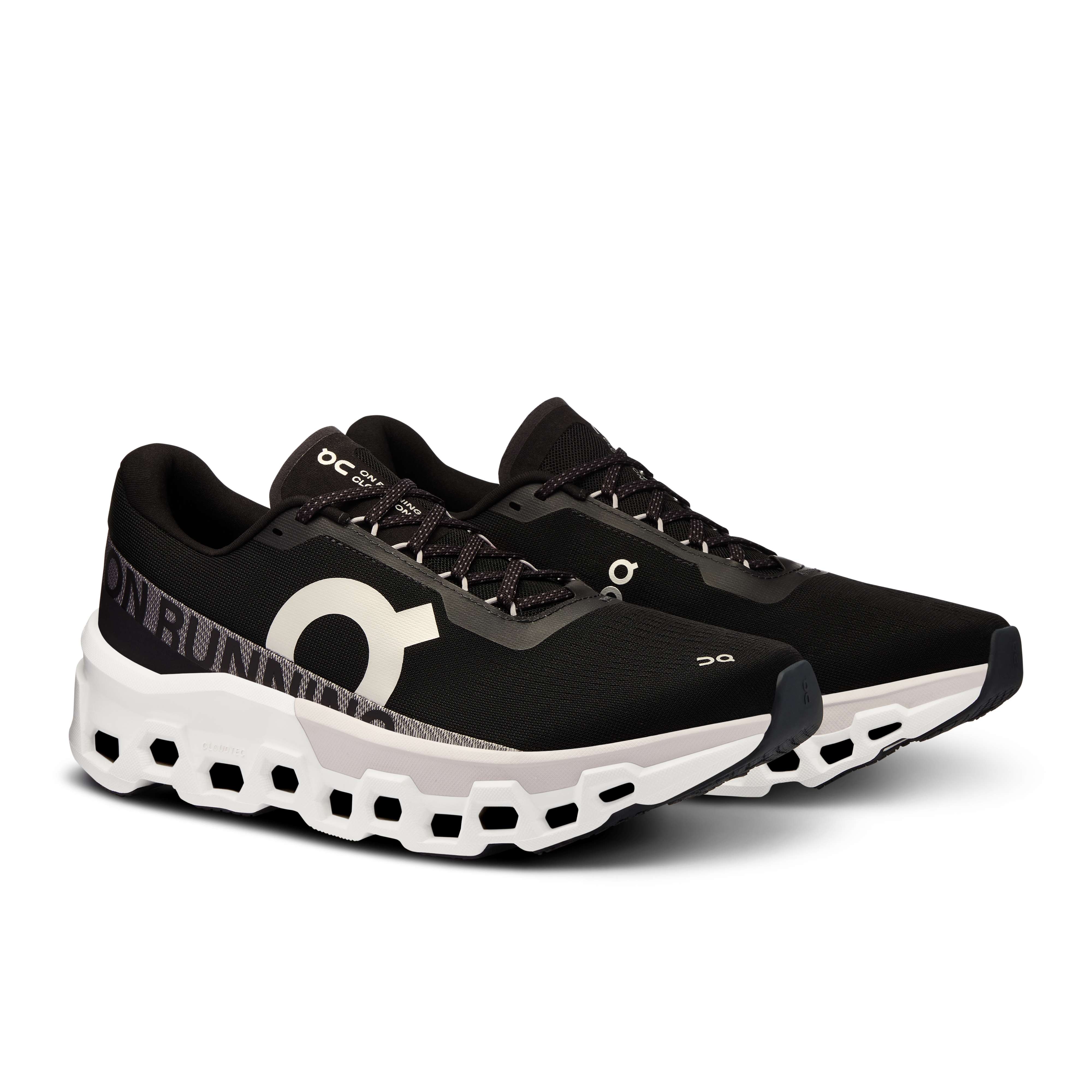 On Cloudmonster 2 Black & Frost Hombre Road running Calzado