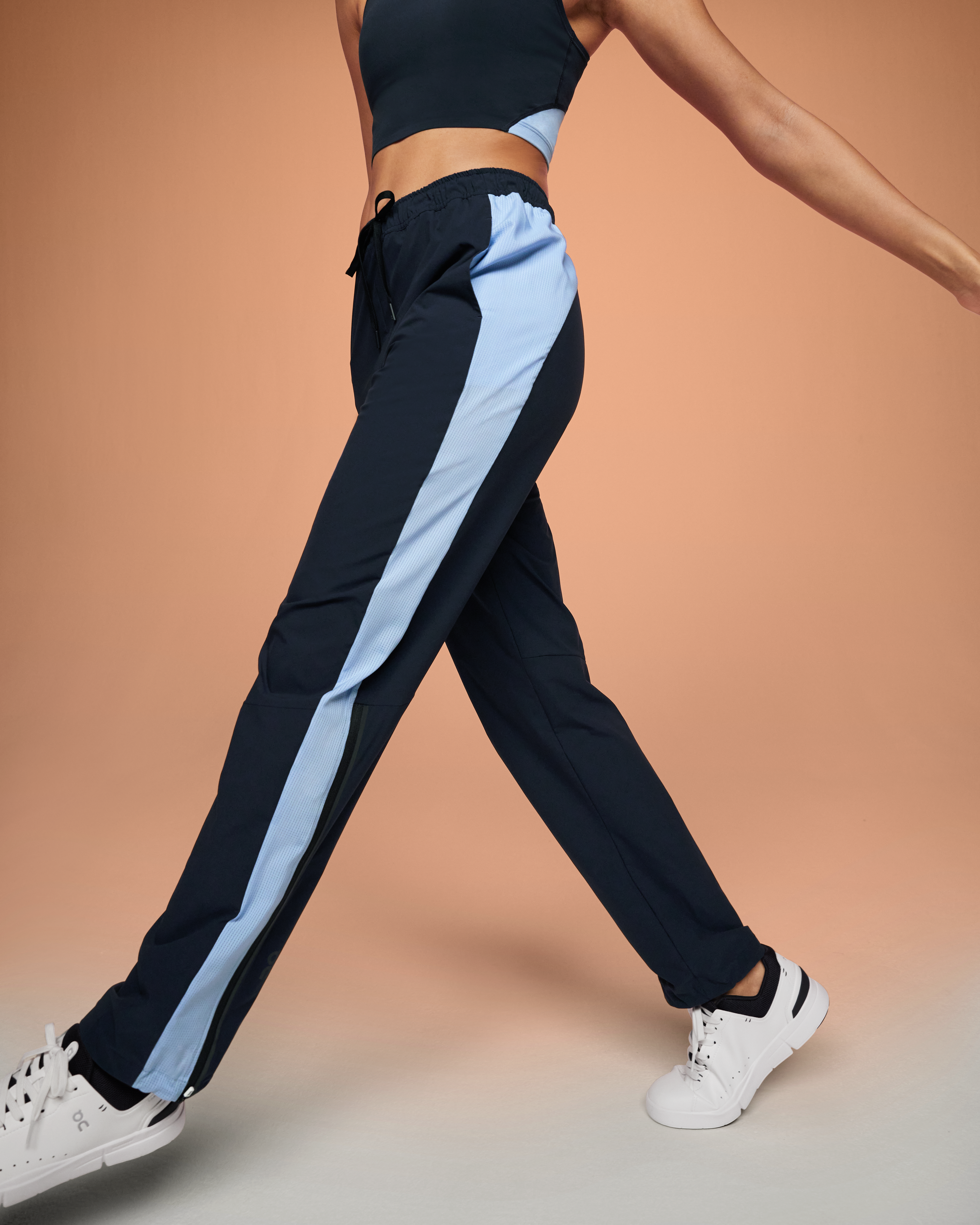 Buy BLUECON Women Slim (Black) Trackpants-Side Patti with Pockets at