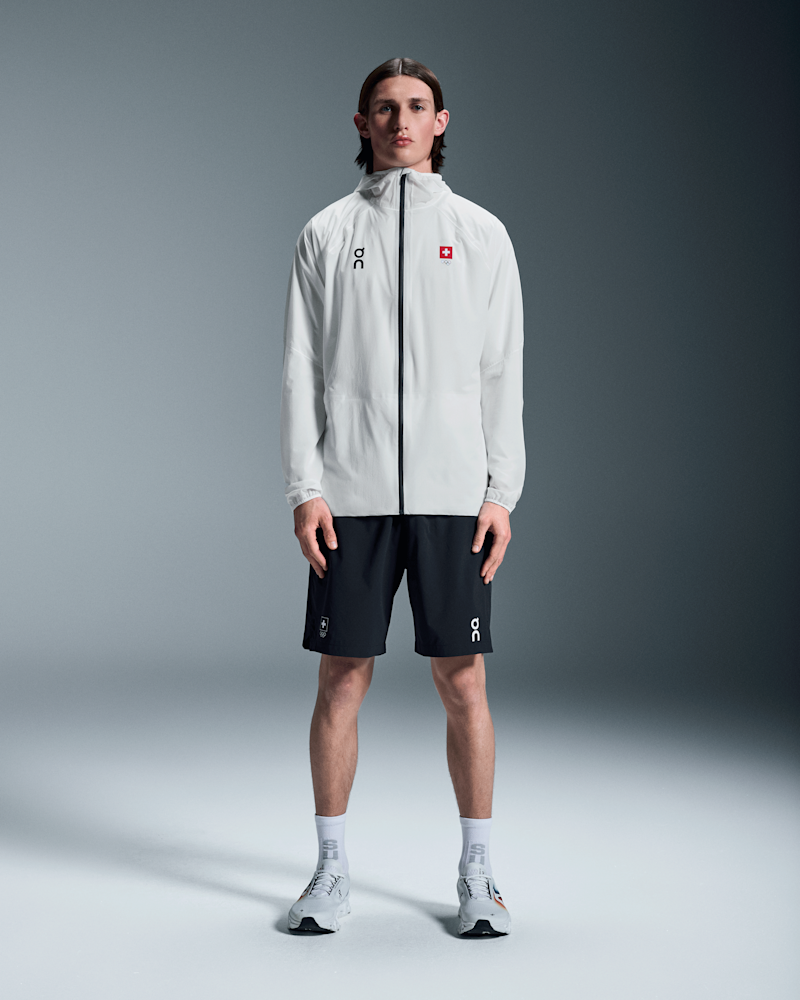 On Swiss Olympic Ultra Jacket per Uomo in Undyed-White, Taglia: Medium