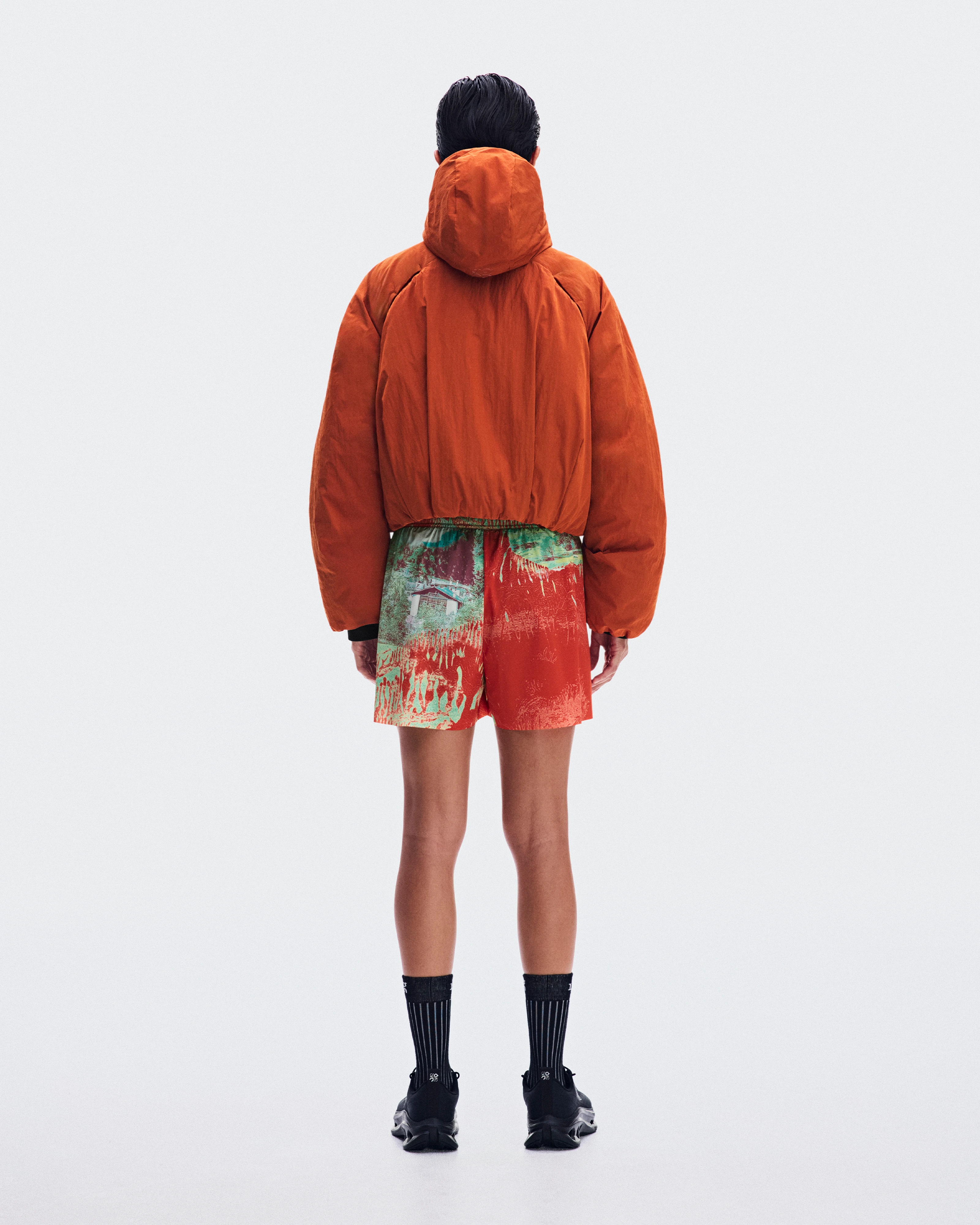 On Cropped Puffer Jacket LOEWE Dark Orange Women
