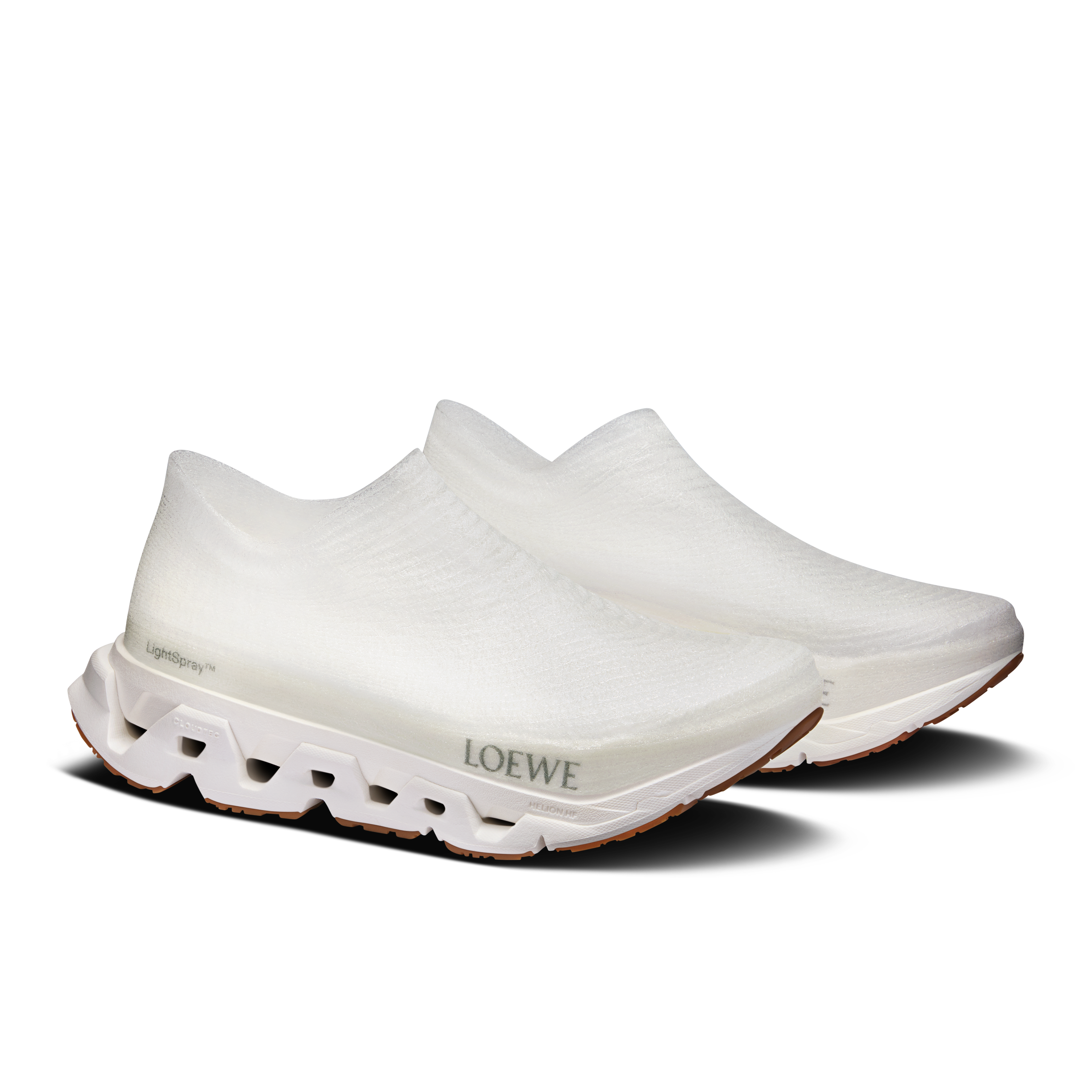 On LightSpray Cloudmonster LOEWE White Unisex Shoes
