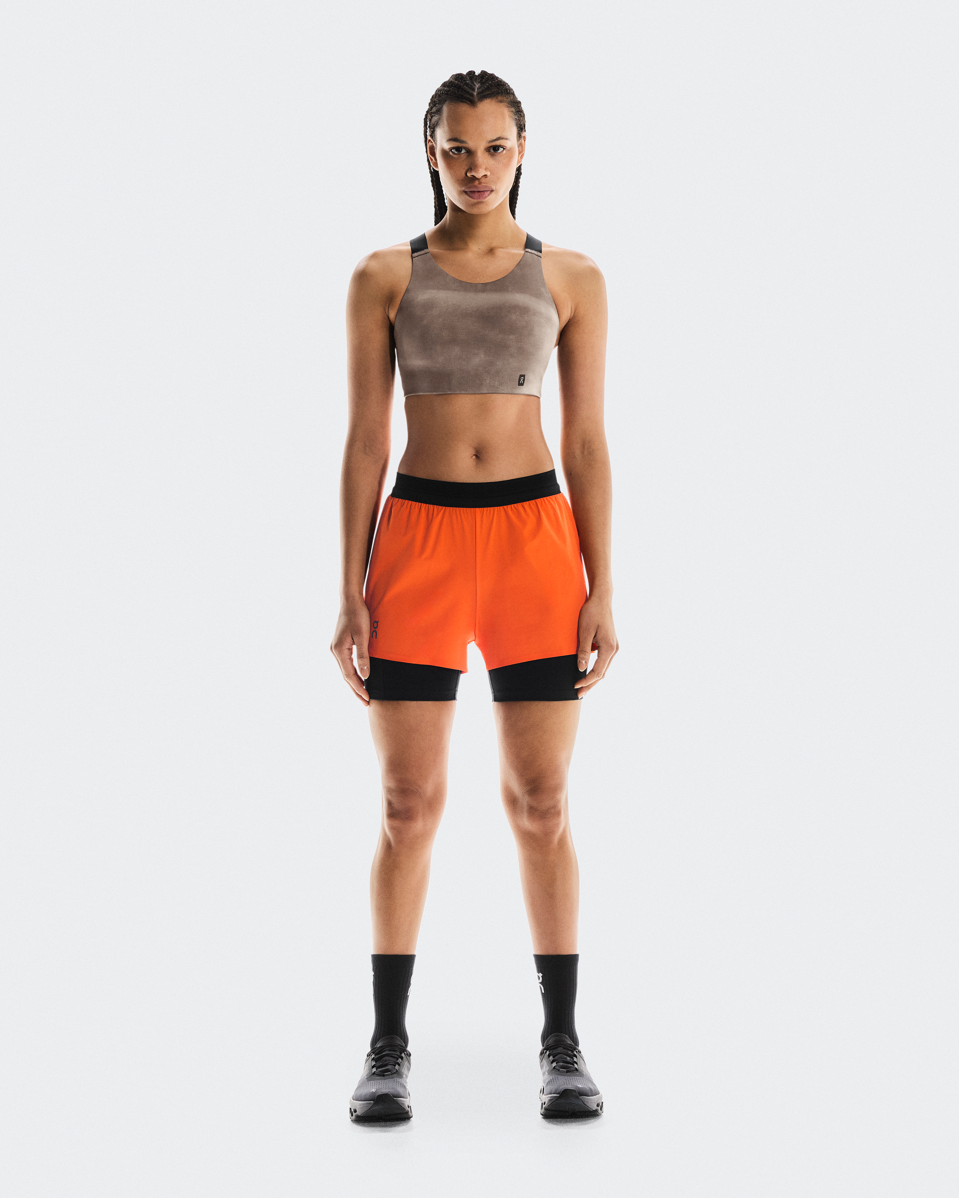 Performance Bra AOPWomen / Cinder | Black / L