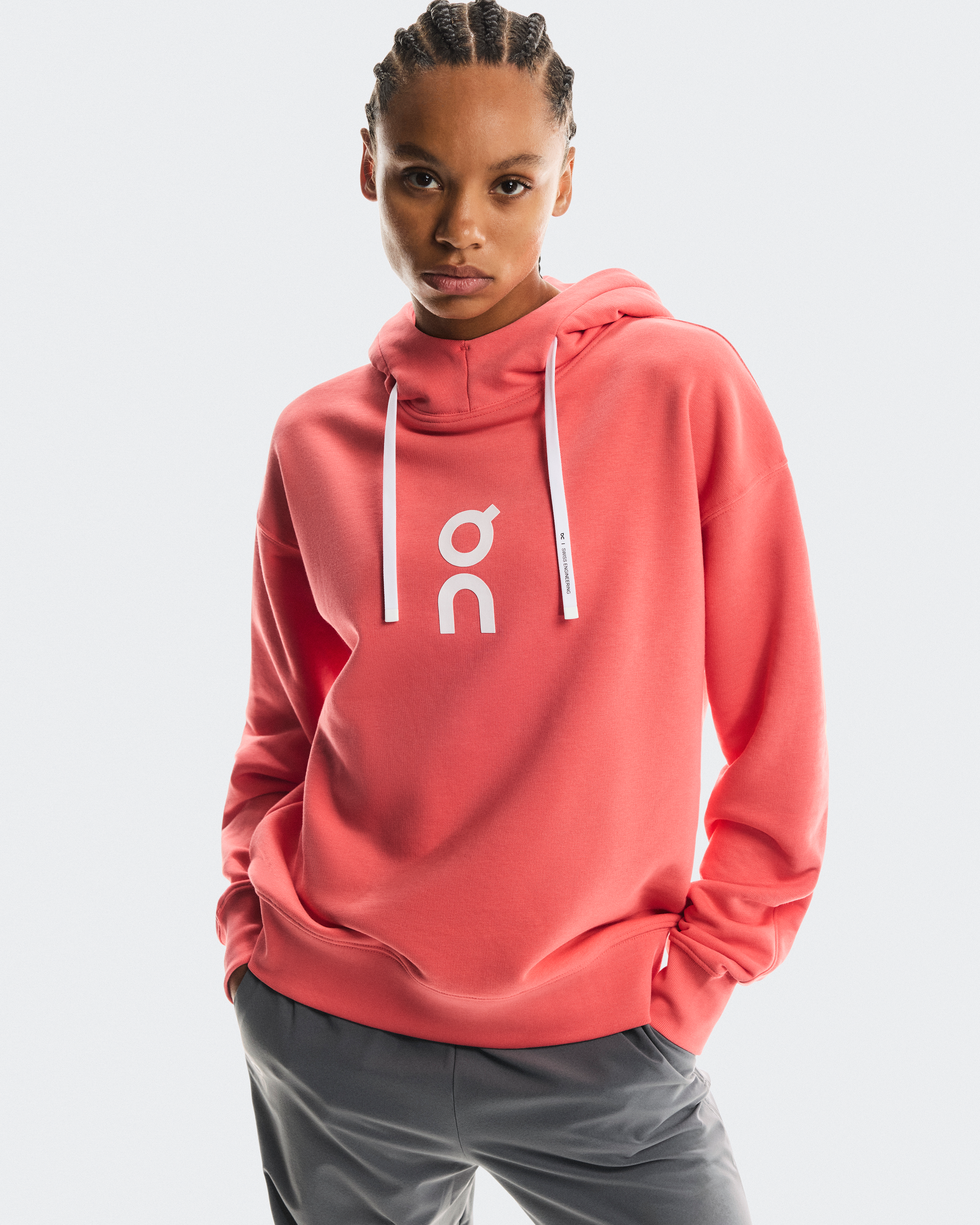 Club HoodieWomen / Coral / L