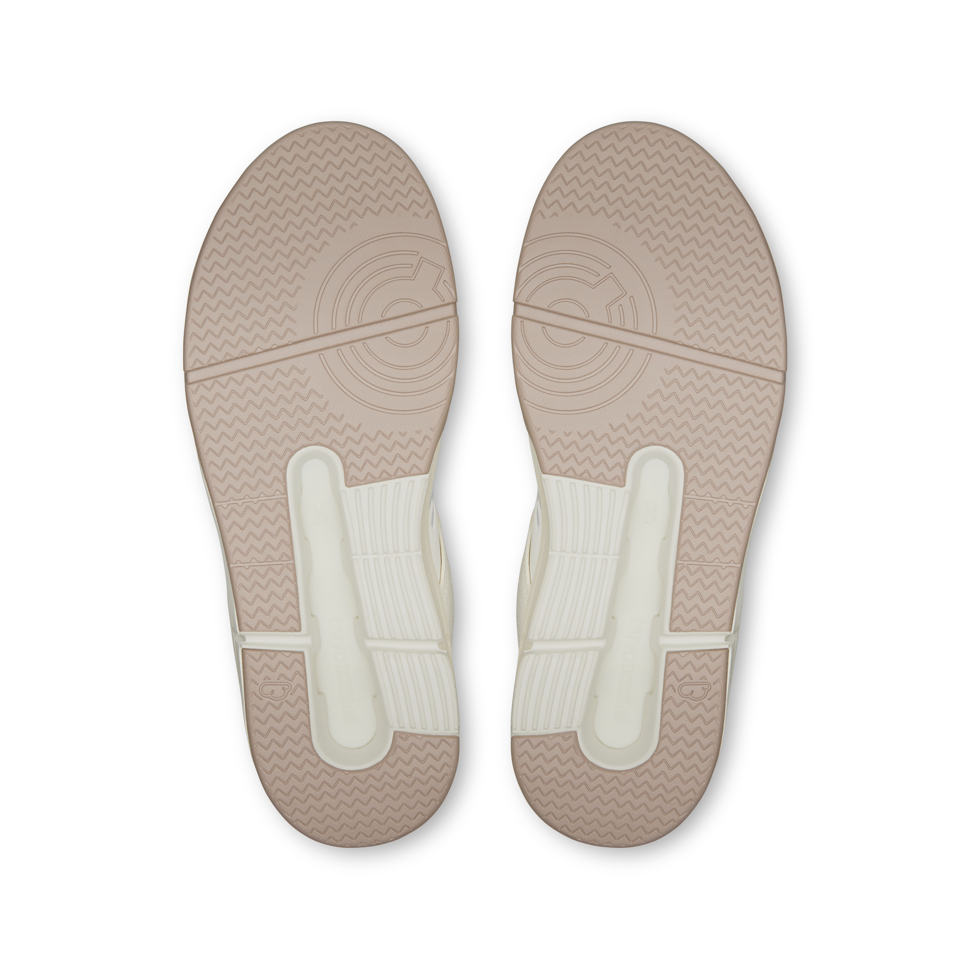 On THE ROGER Clubhouse Mid Ivory & Fog Women Tennis Shoes