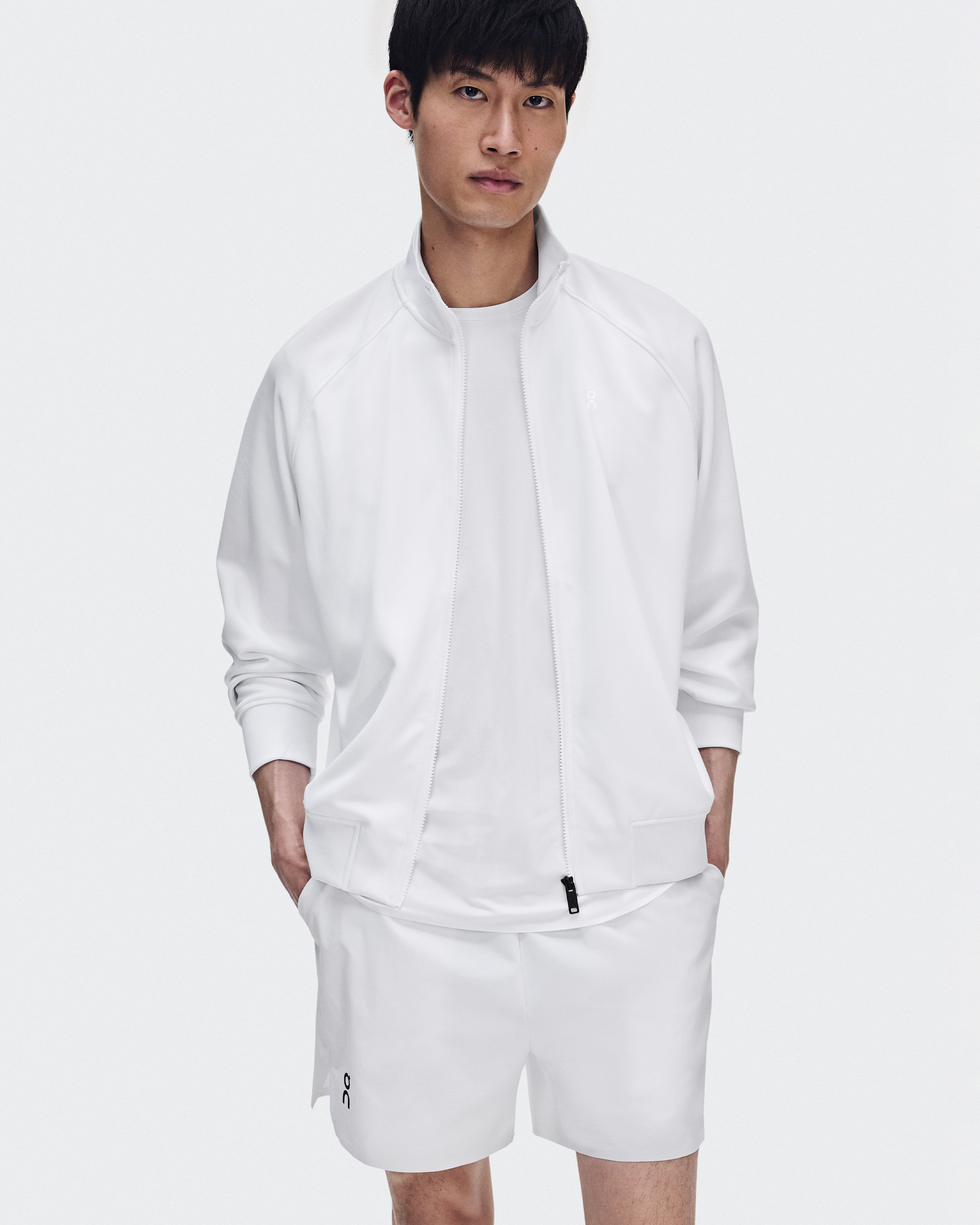 【ON】ーCourtside-T , 色:ホワイト, Size:M Courtside Full Zip LDN Masculino | Branco | On Brasil