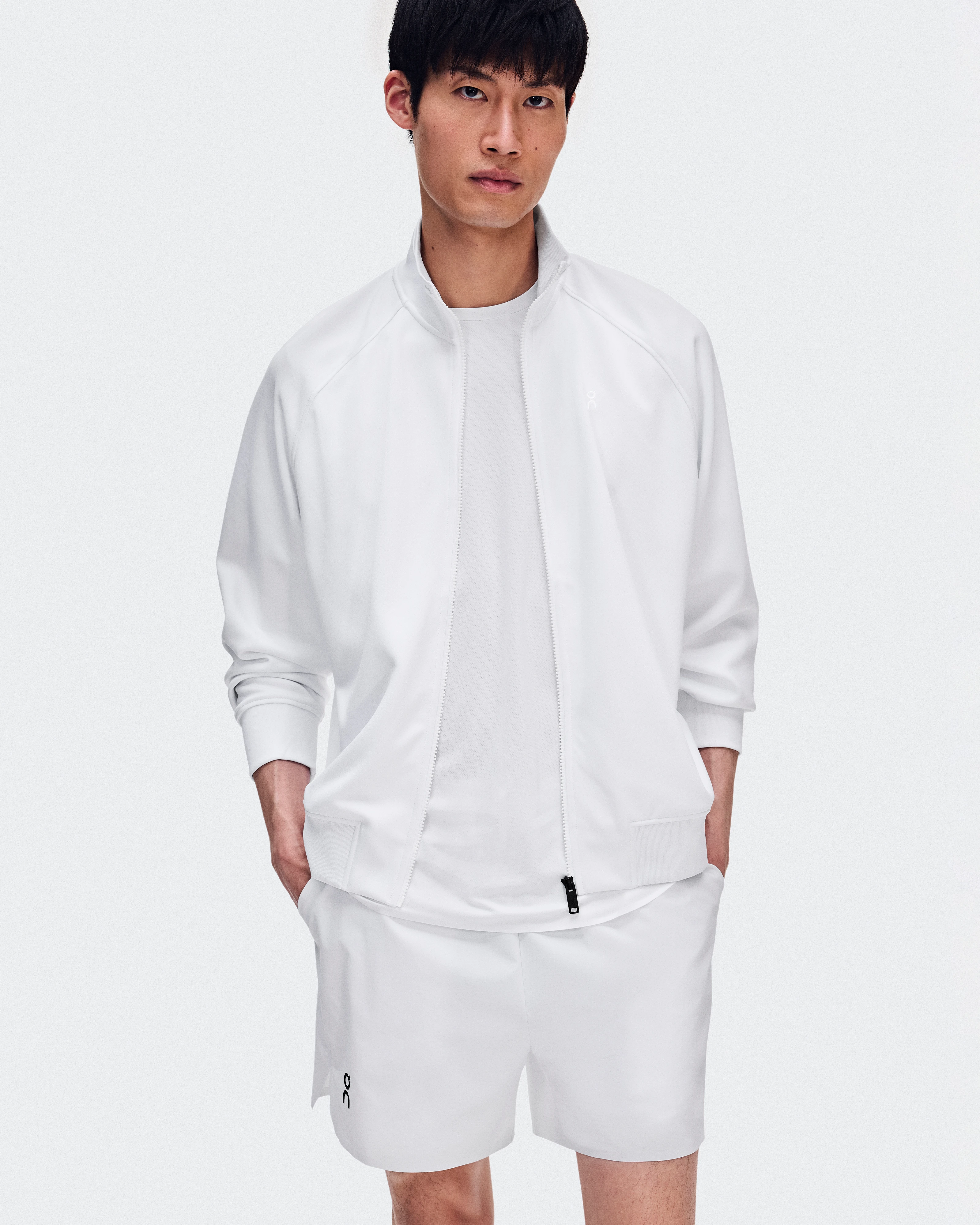 On Courtside Full Zip LDN White Men