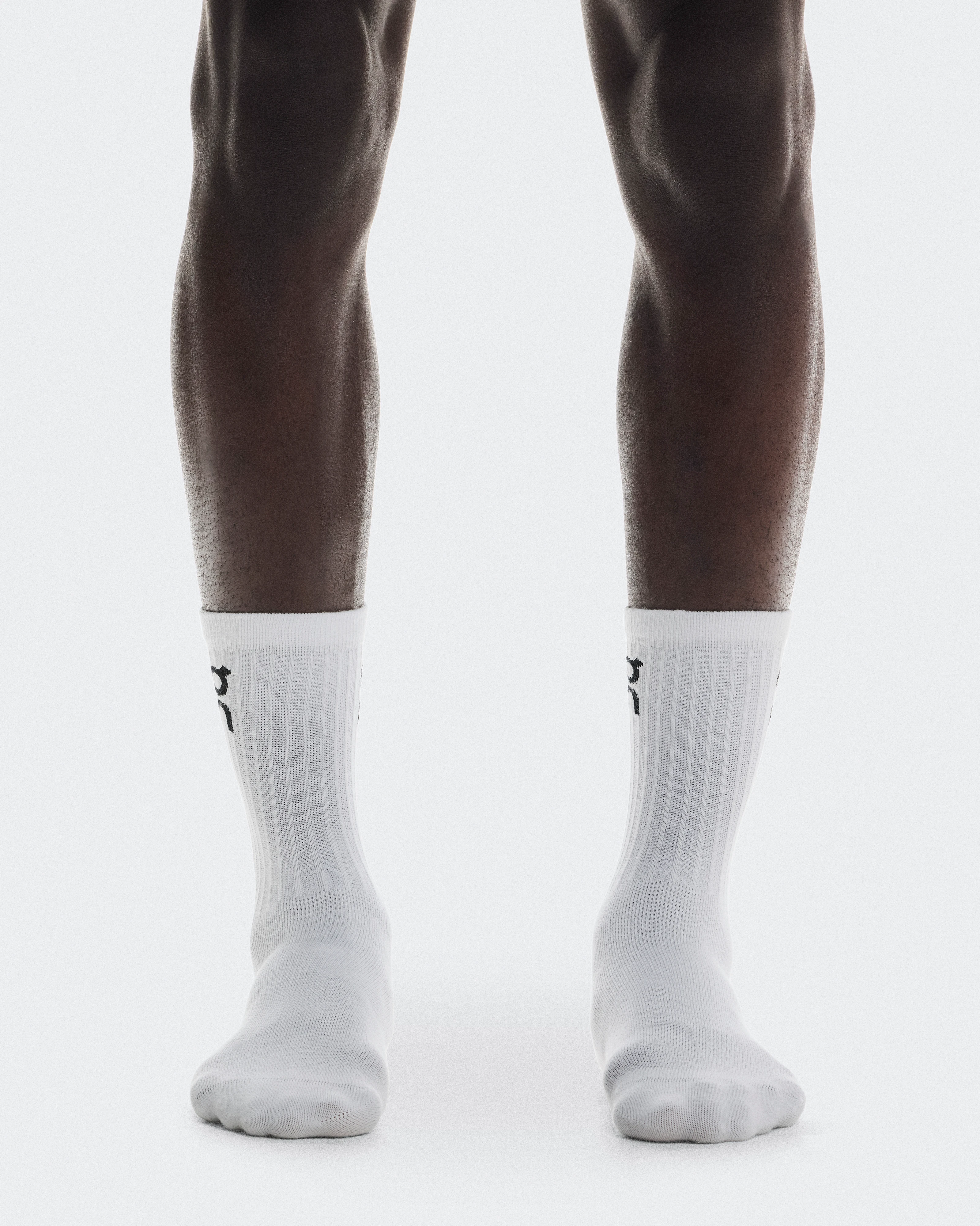 On Logo Sock High 3P White Unisex Socks