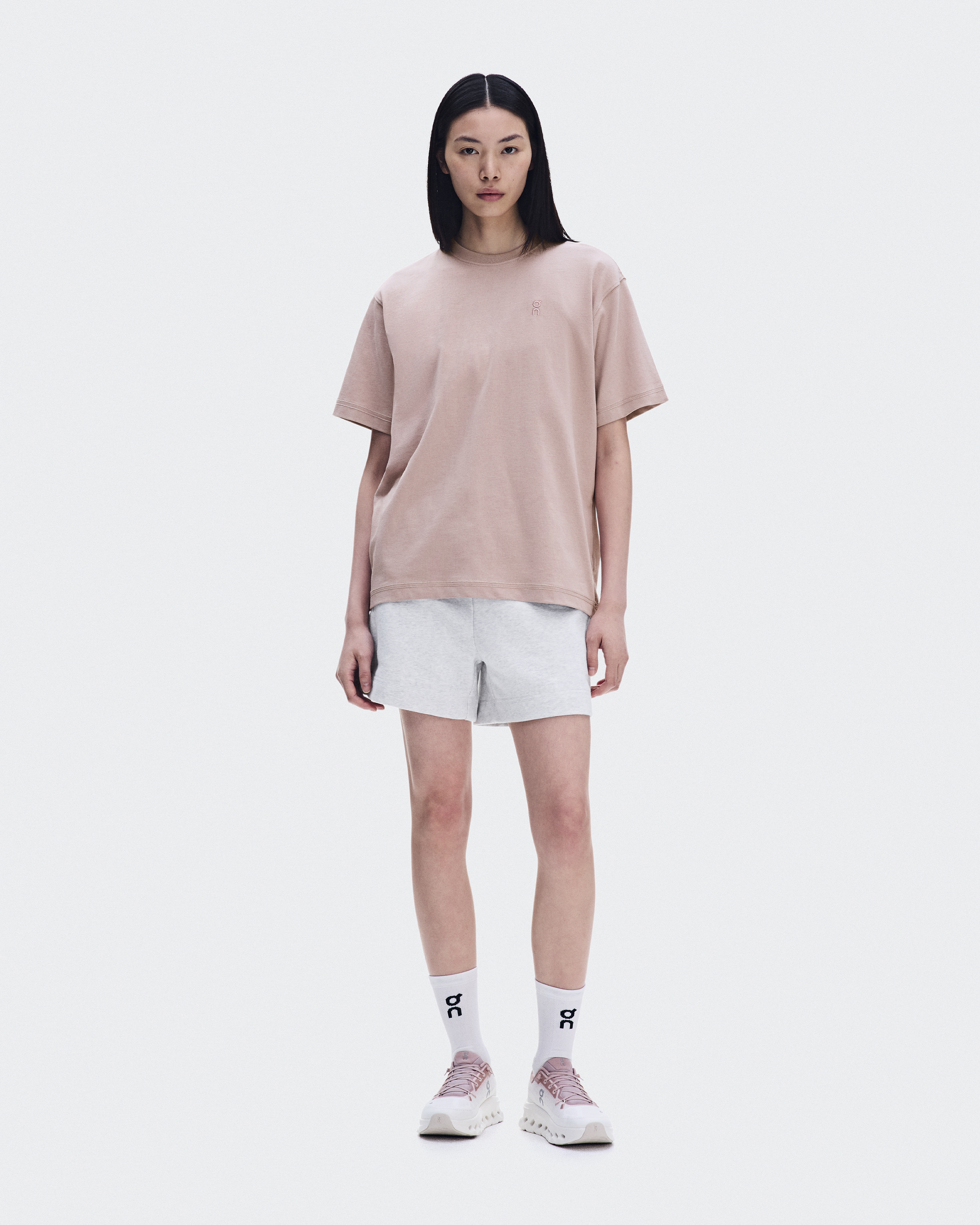 Club Collective-T Ascent Short-Sleeve Shirt in Biscuit