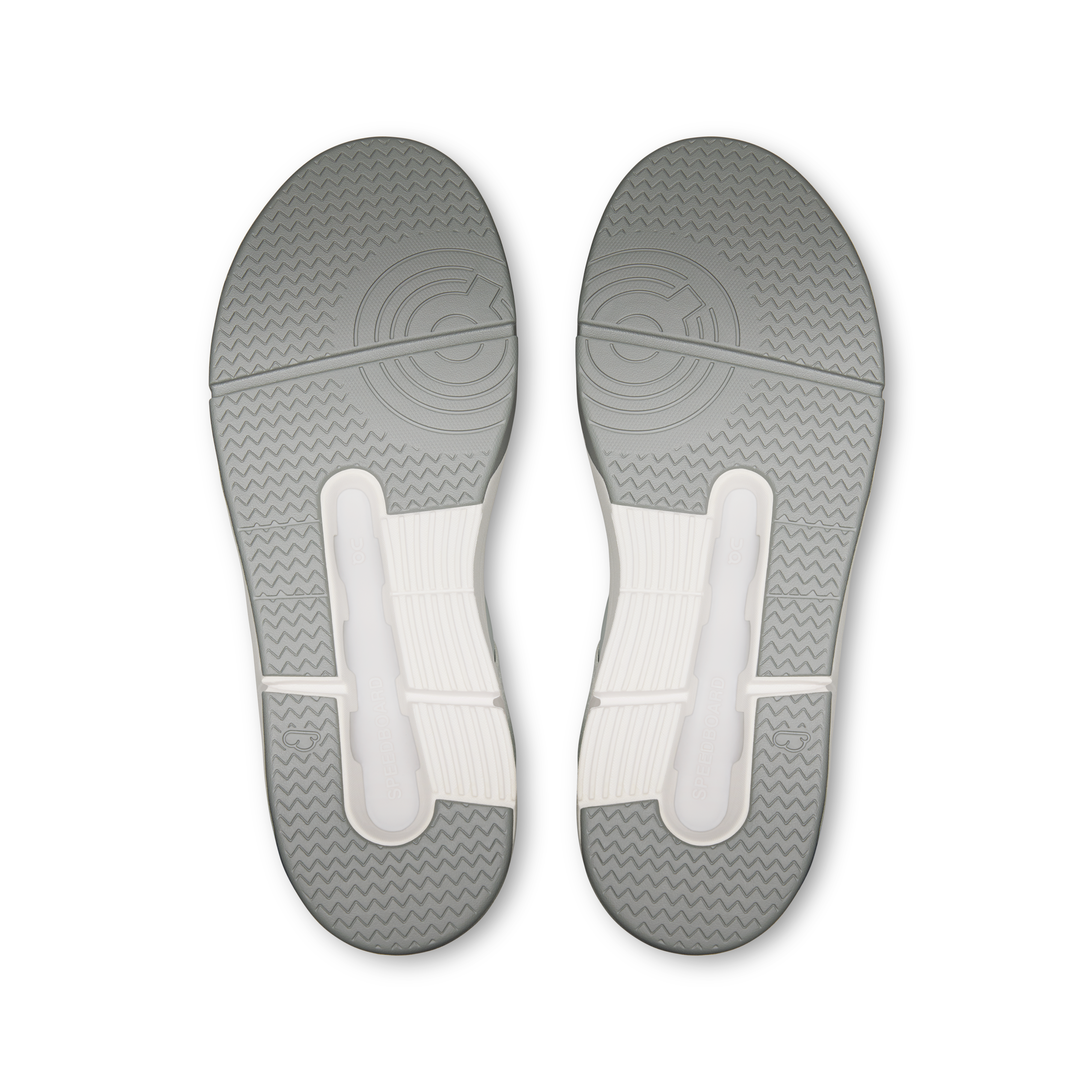 On THE ROGER Clubhouse Mid Glacier & Alloy Men Shoes