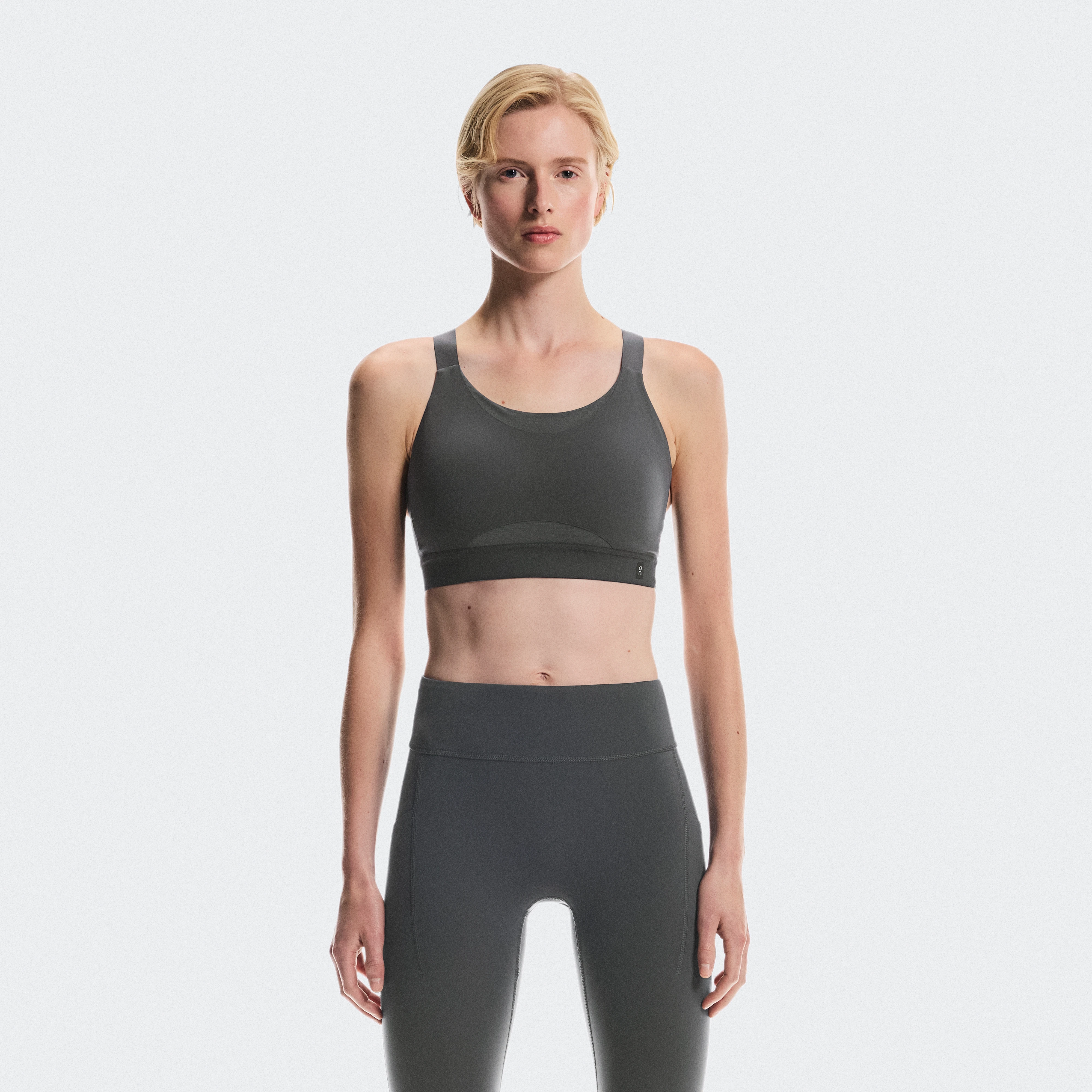 On Performance Bra Grey Women Women – Running, medium support Bras