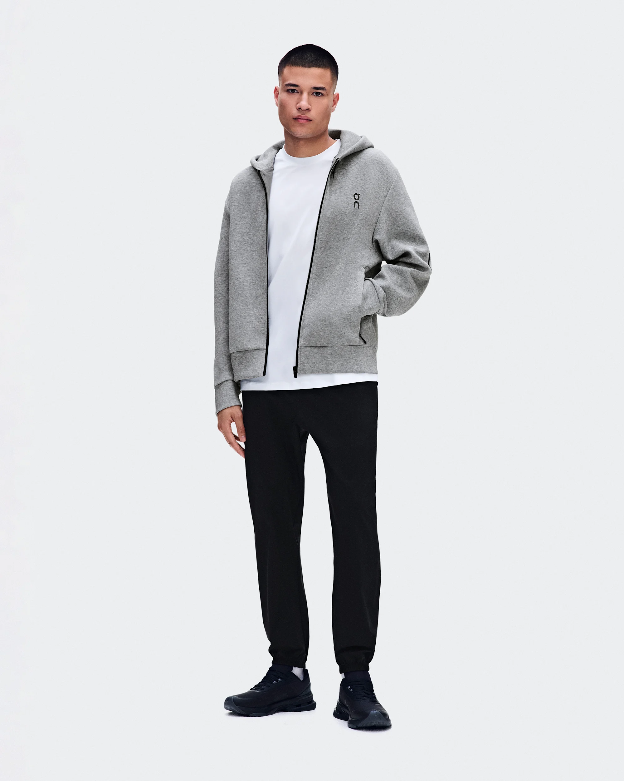 Men's Focus Tech Zip Hoodie Basalt