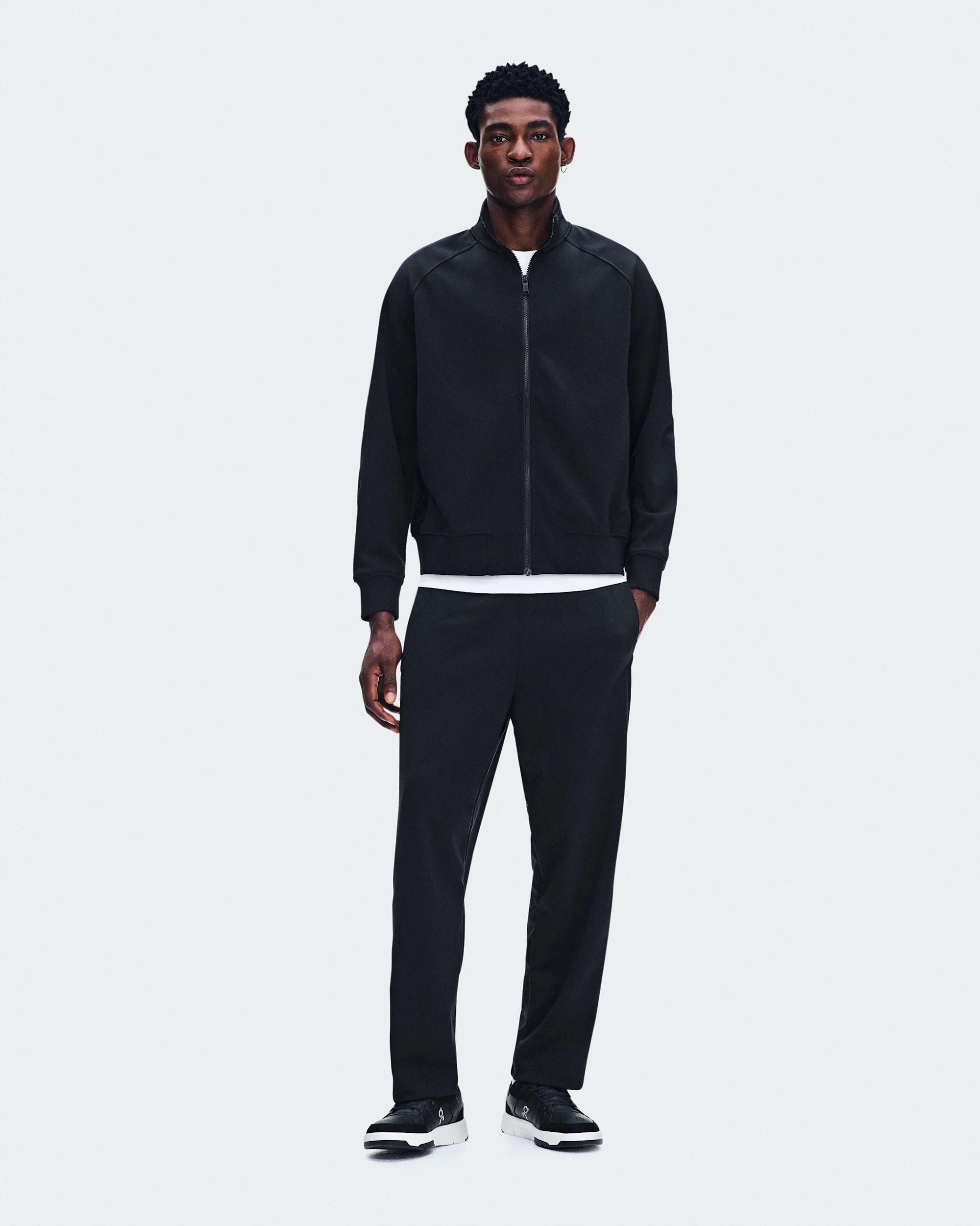 Men's Courtside Full-Zip Black