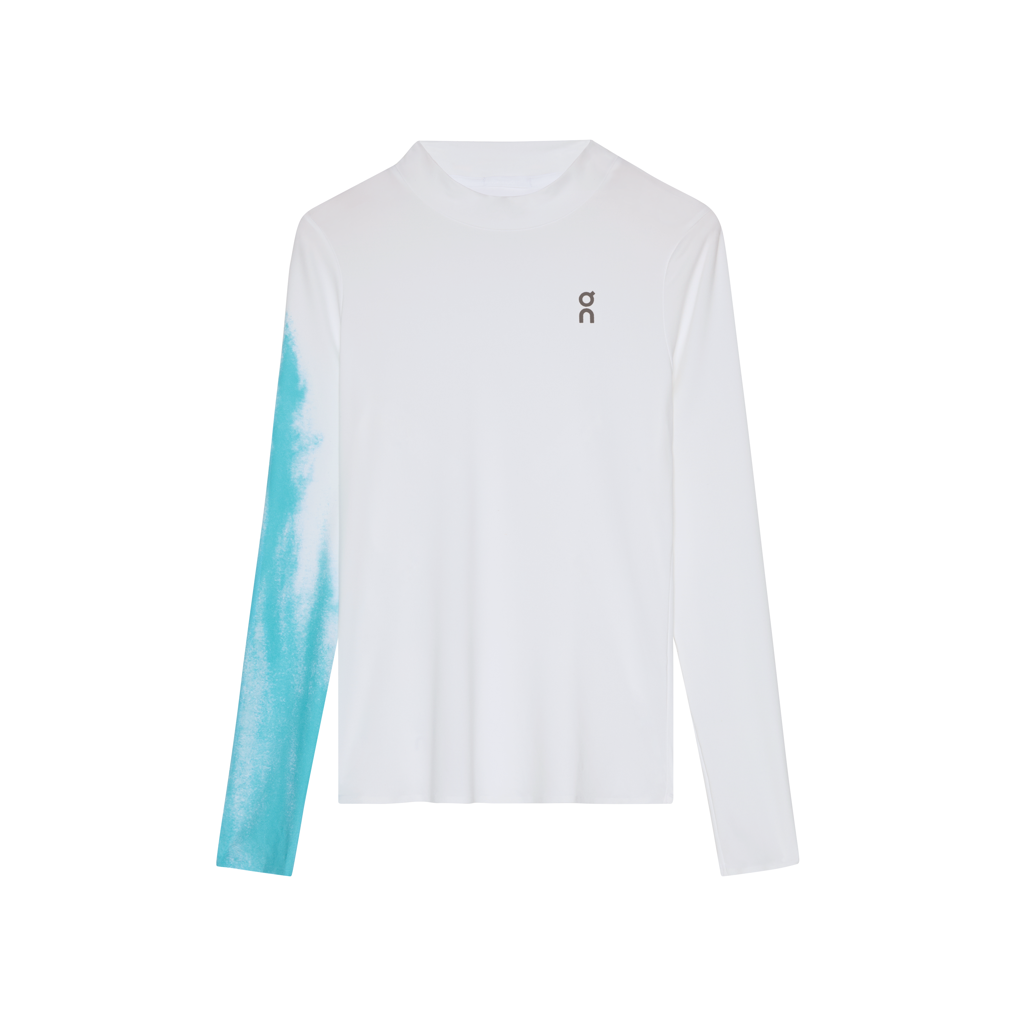 Pace Long-T Long-Sleeve Shirt in White/Horizon