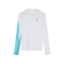 Pace Long-T Long-Sleeve Shirt in White/Horizon
