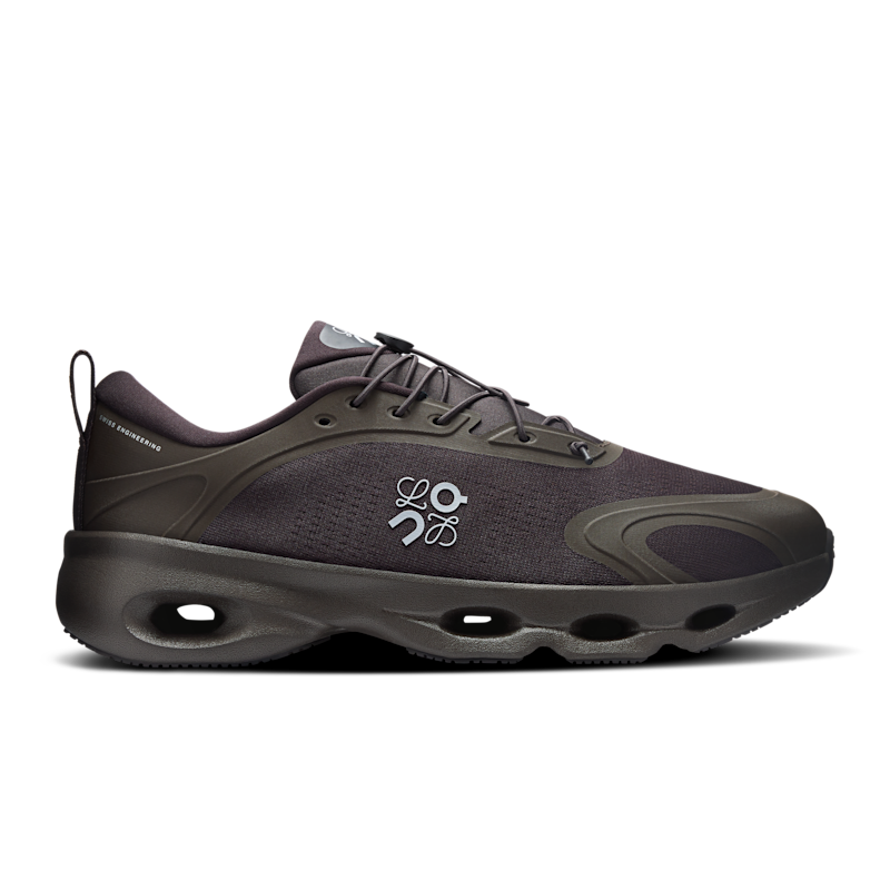 On Men's Cloudsolo LOEWE Shoe in Dark Brown/Black, Size: 42.5, Recycled Polyester ️