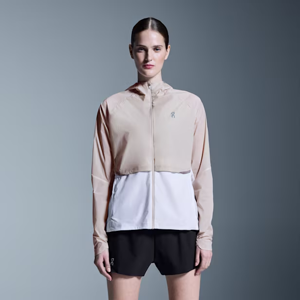 Core Jacket in Sand/White
