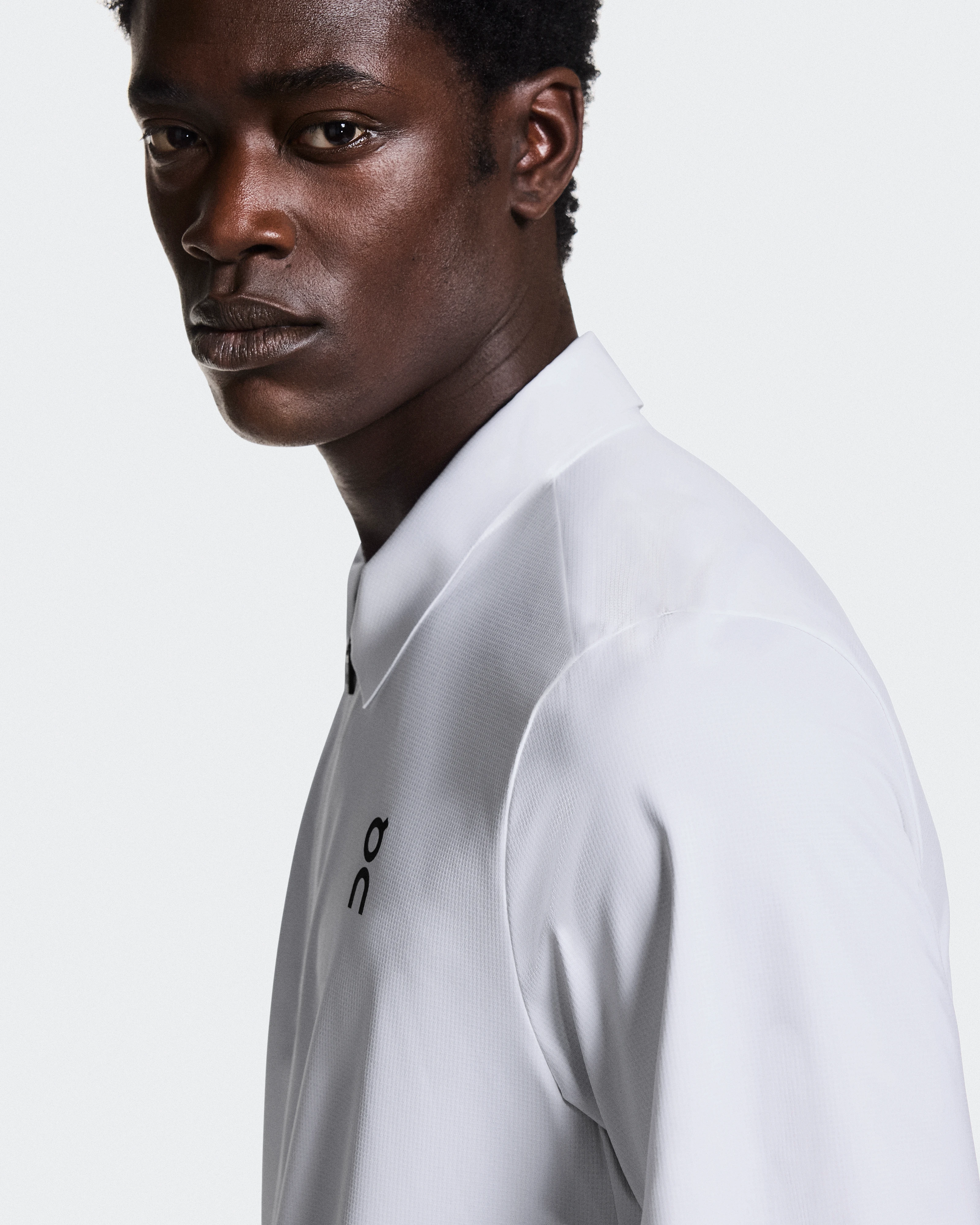 On Court Polo White Men Tops and t-shirts