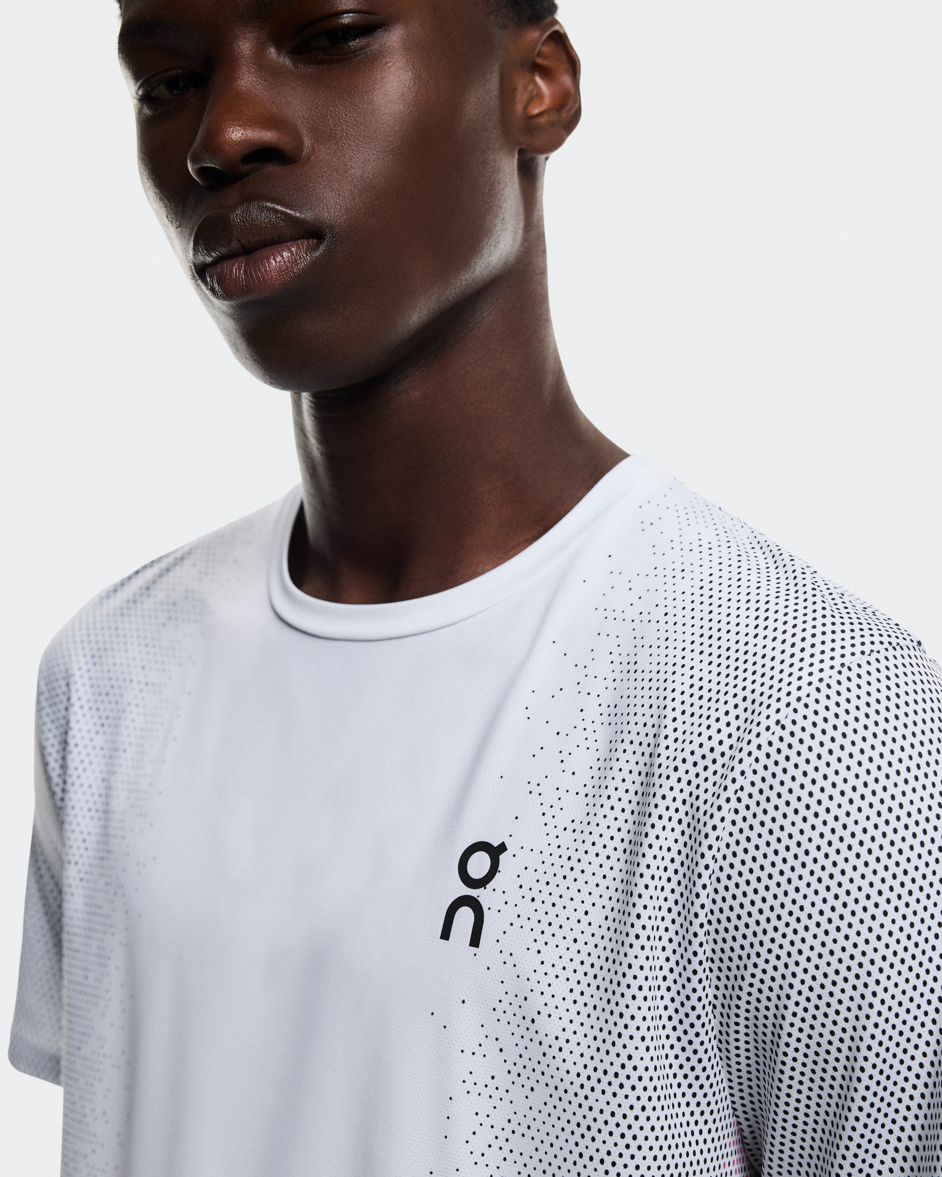 On Court-T White & Dim Men Tops and t-shirts
