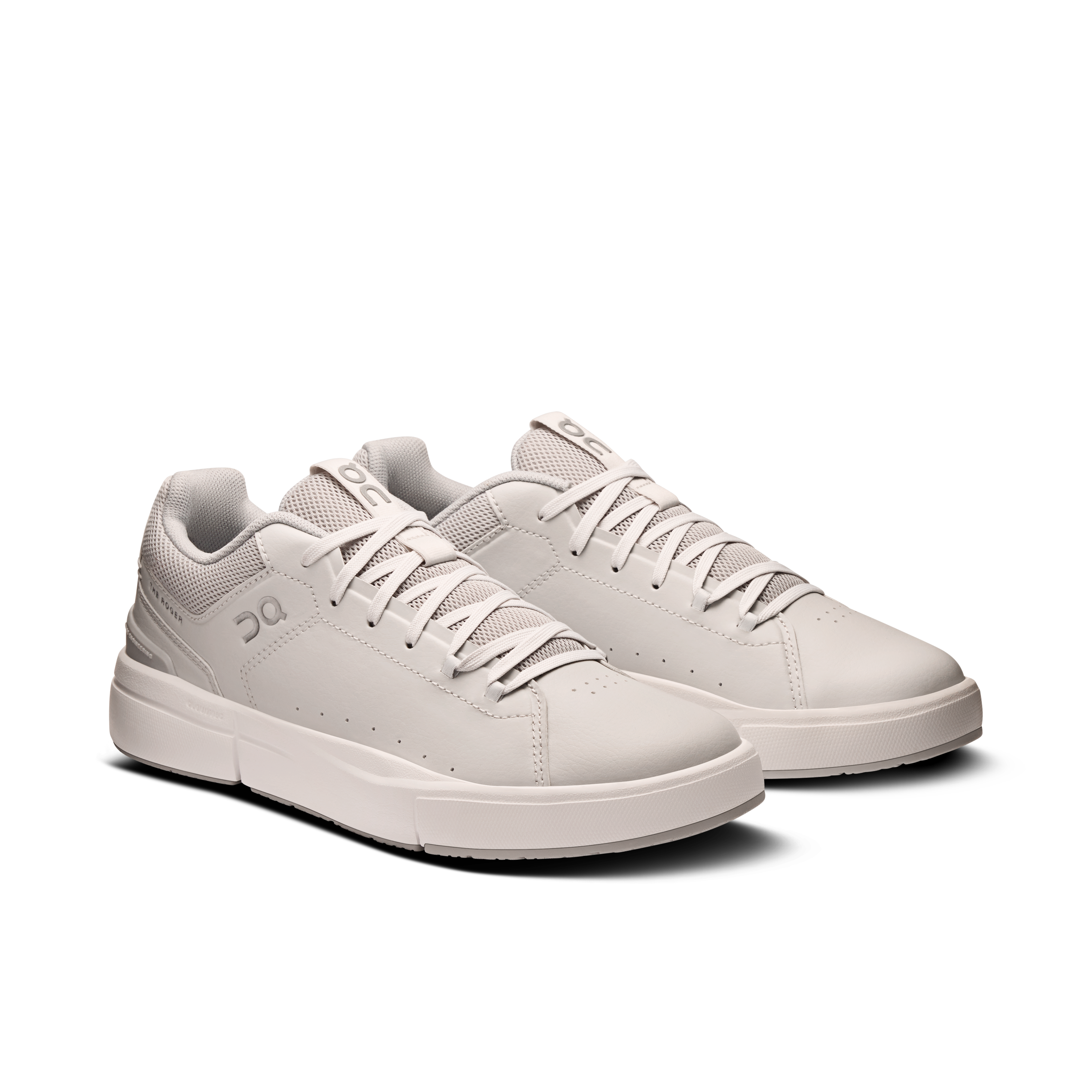 On THE ROGER Youth Frost & Silver Youth Tennis Shoes
