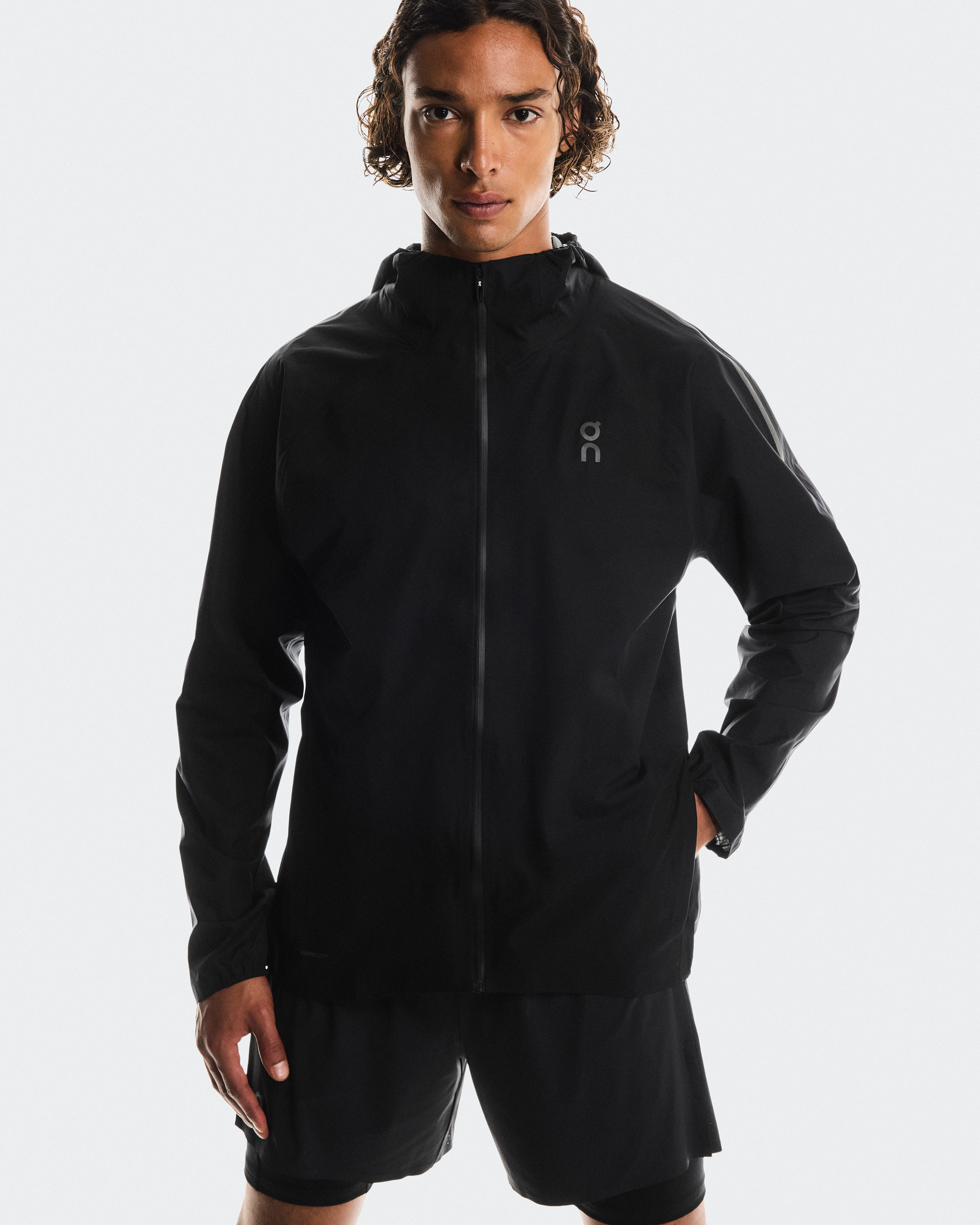 On Performance Jacket Waterproof Black Men Jackets