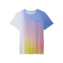 Court-T Shirt in White/Indigo