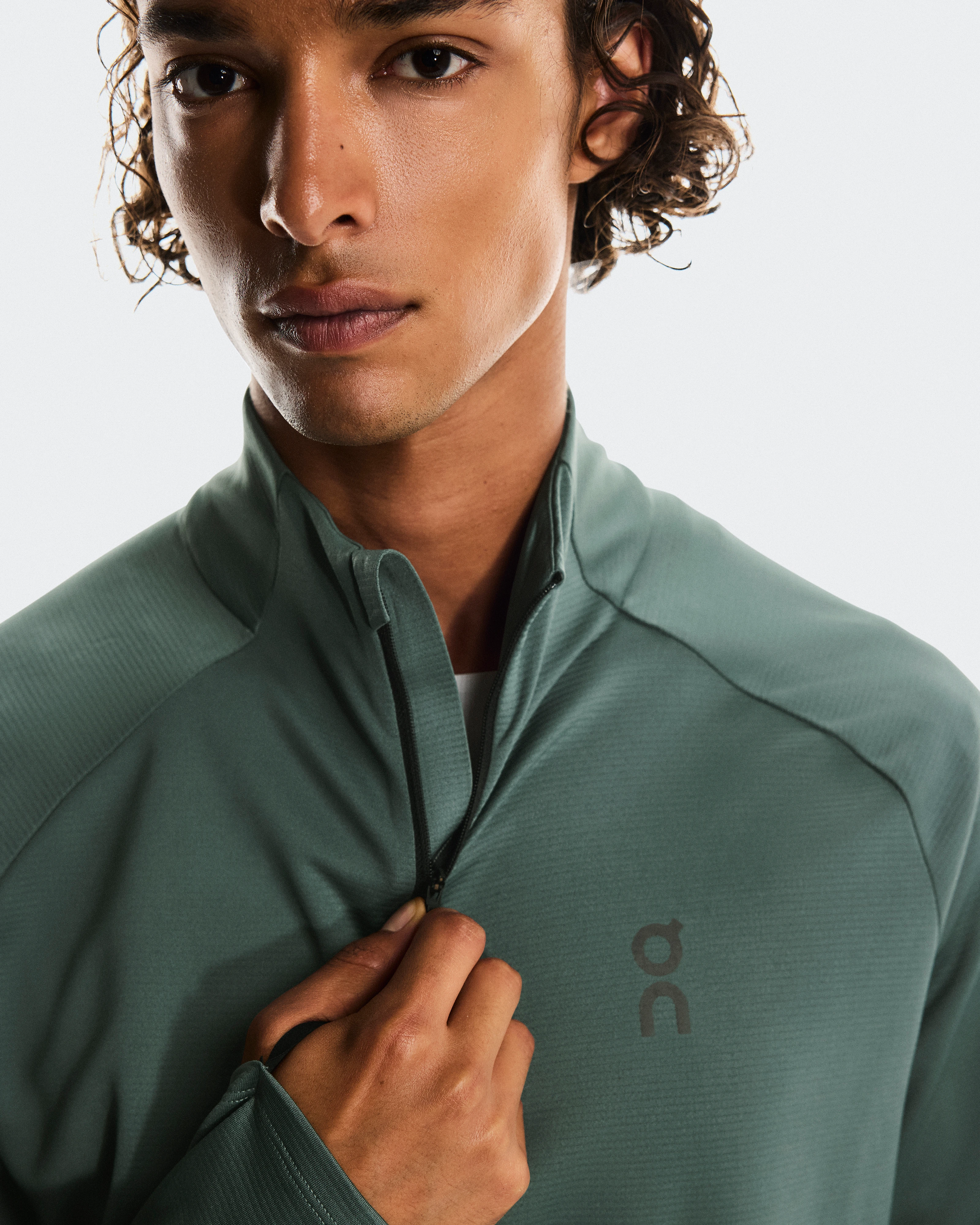 On Climate Shirt Olive Men Hoodies and sweatshirts