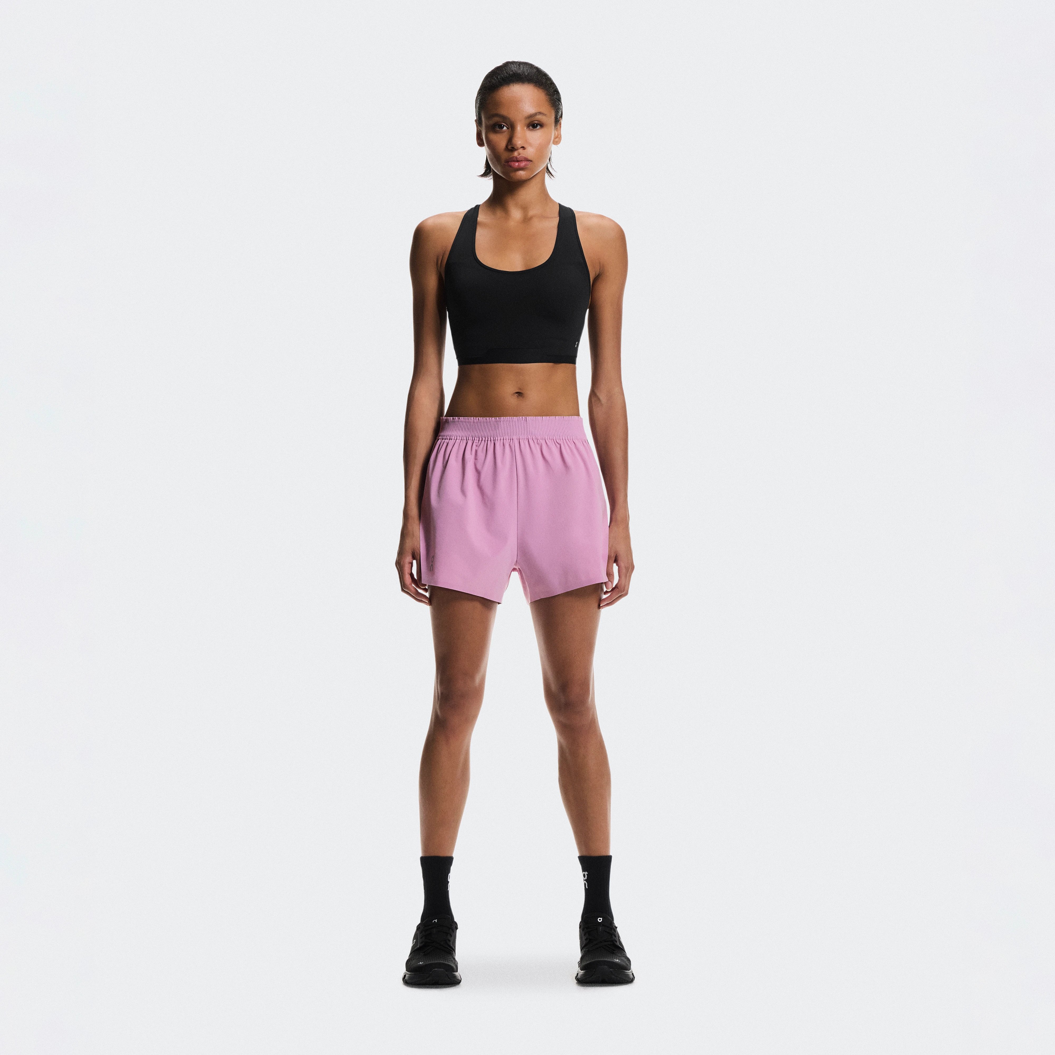 On Train Shorts Rosa Feminino Feminino – HIIT, treino versátil, leve Shorts