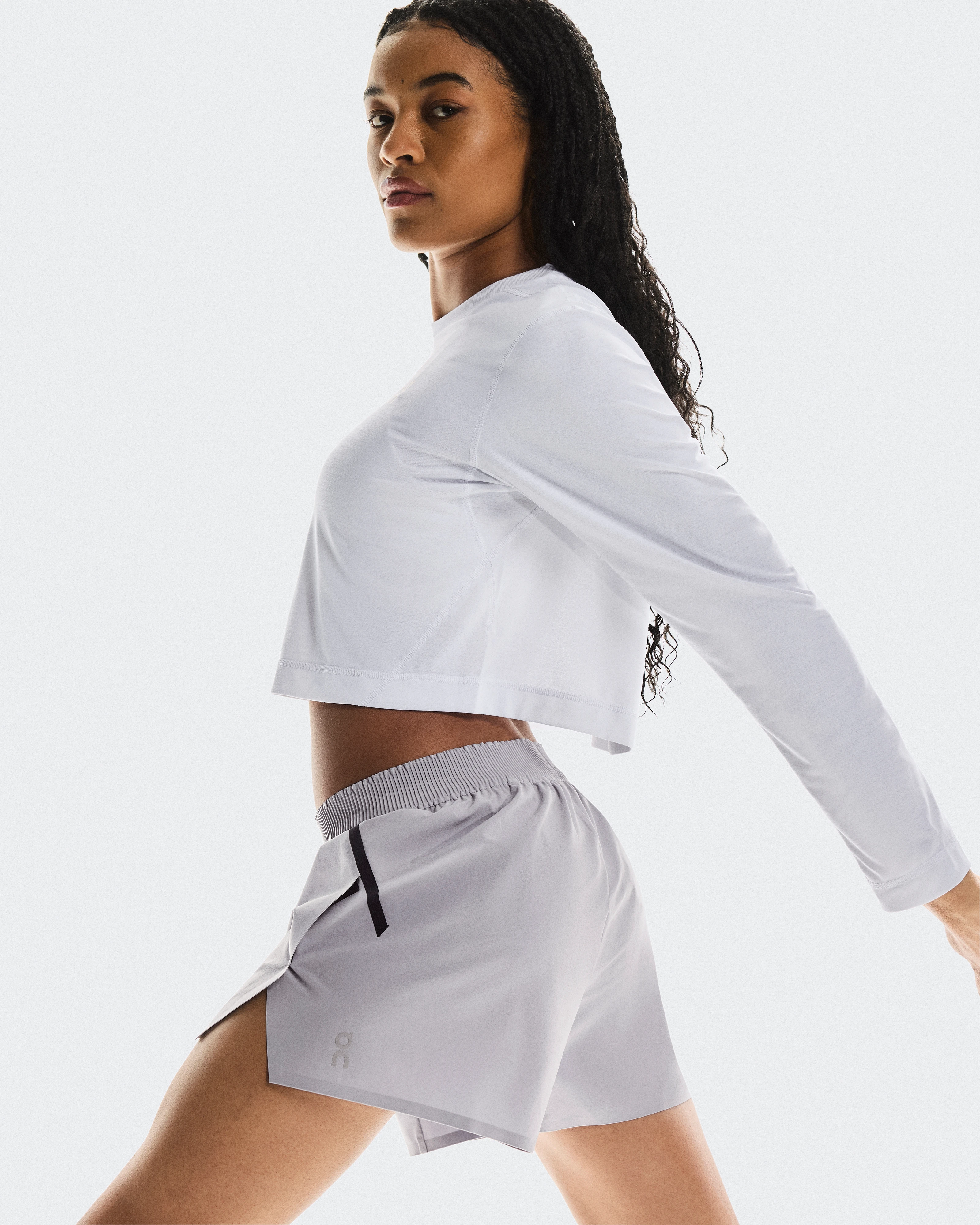 On Train Shorts Lilac Women Shorts