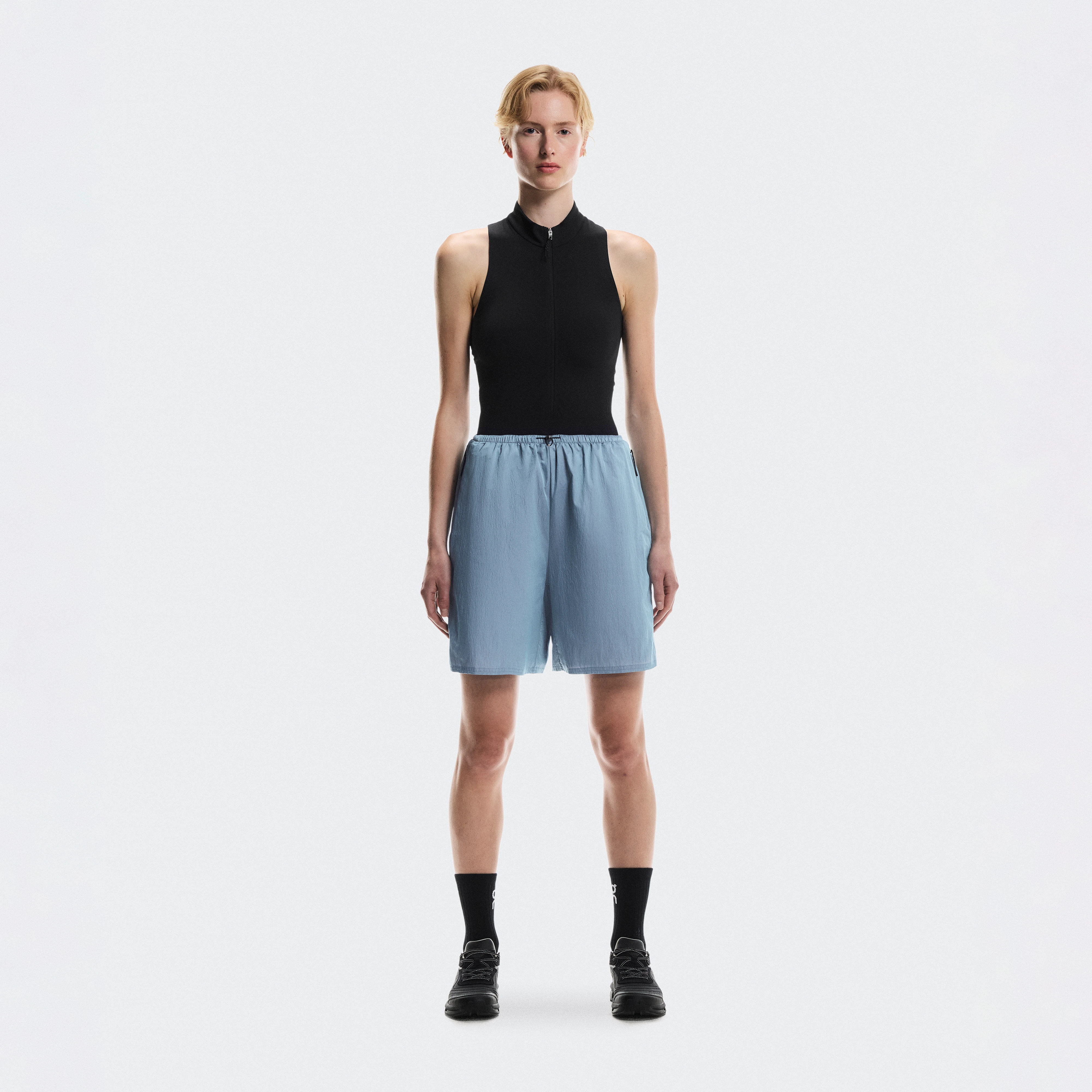 On Track Shorts Blue Pink Women Women – All-day wear Shorts