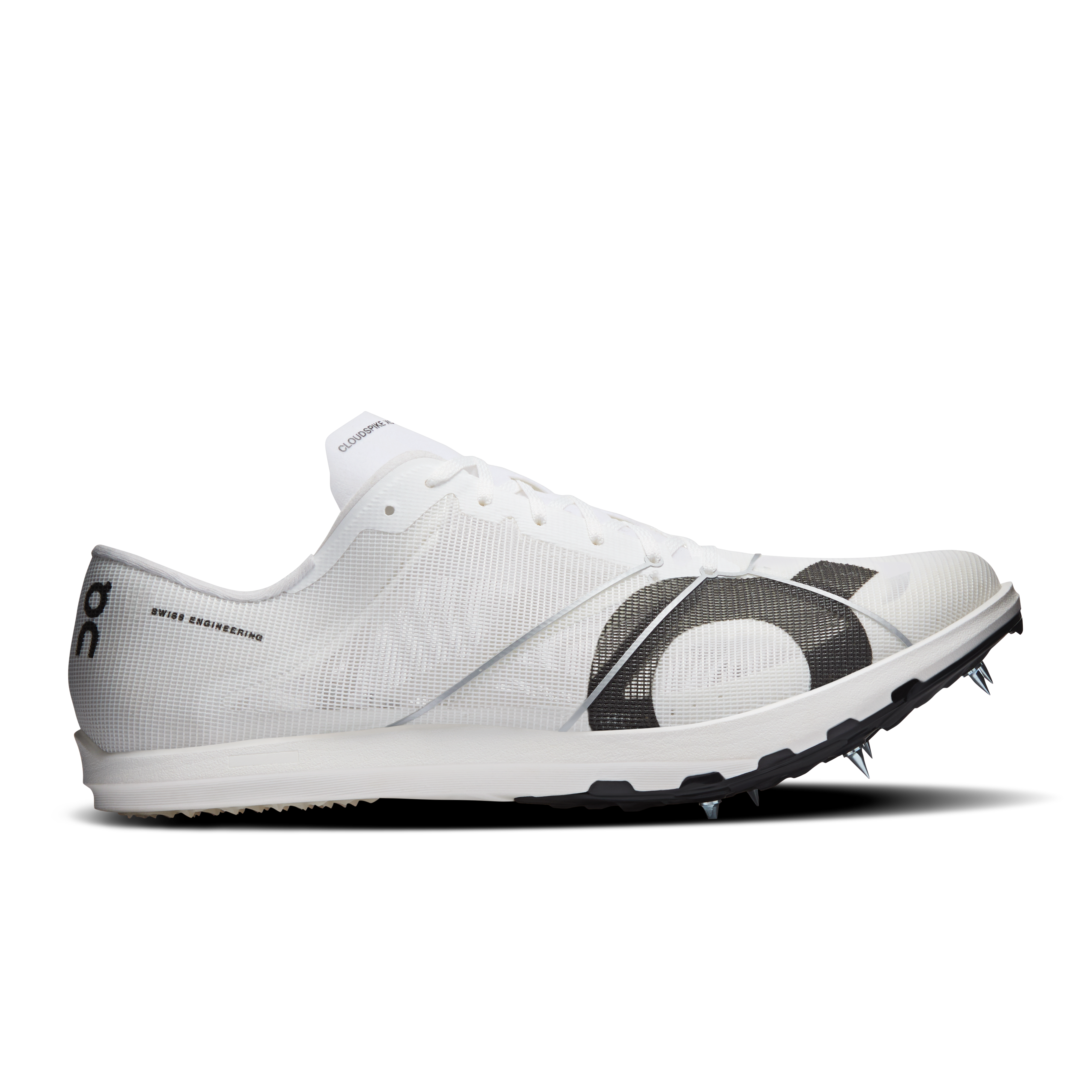 Cloudspike XC Track & Field Shoe in White/Black