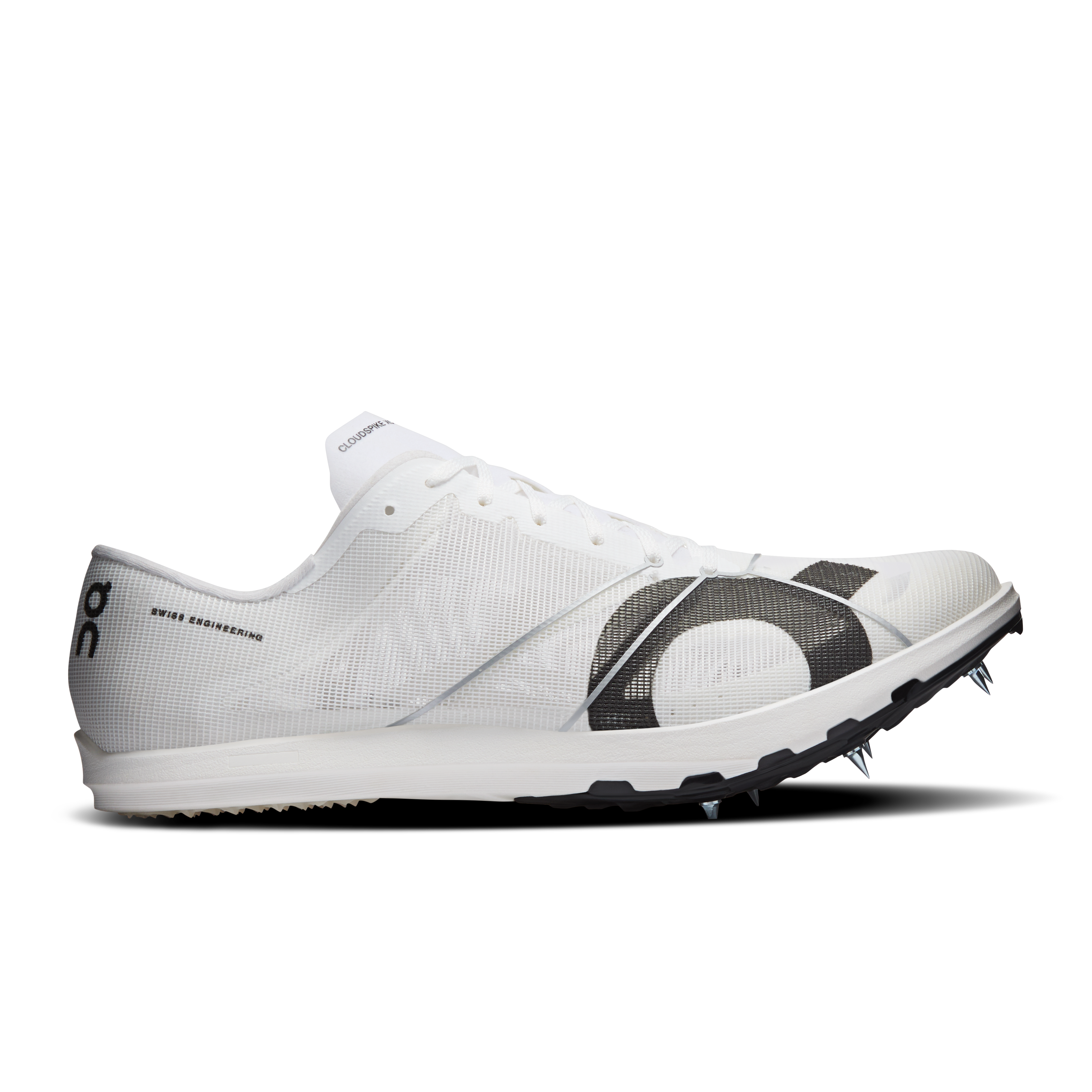 On Cloudspike XC White & Black Men – Long-distance cross-country racing, fast-feeling ride Shoes