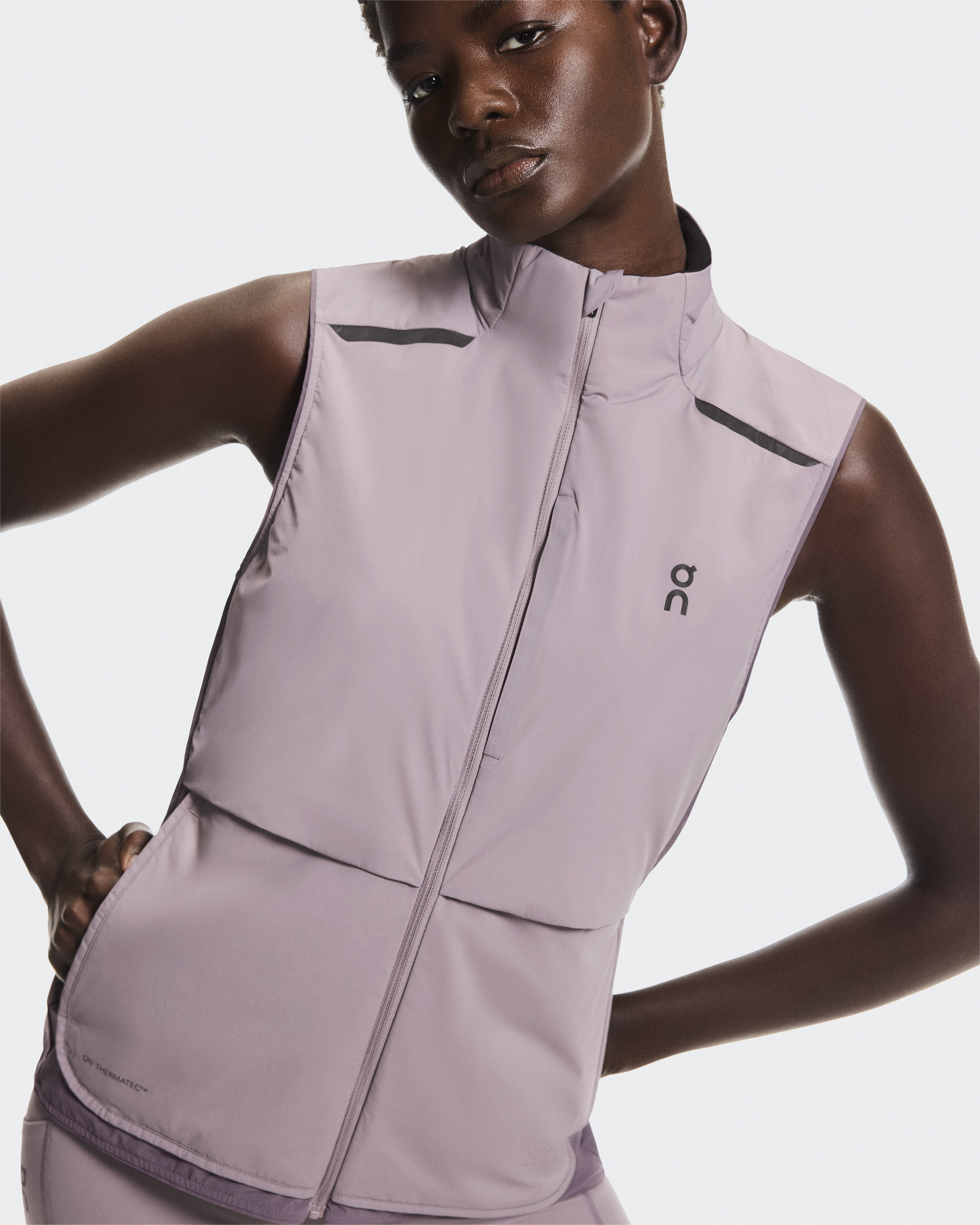 on Weather　vest Women's Weather Vest | Pink | On United Kingdom