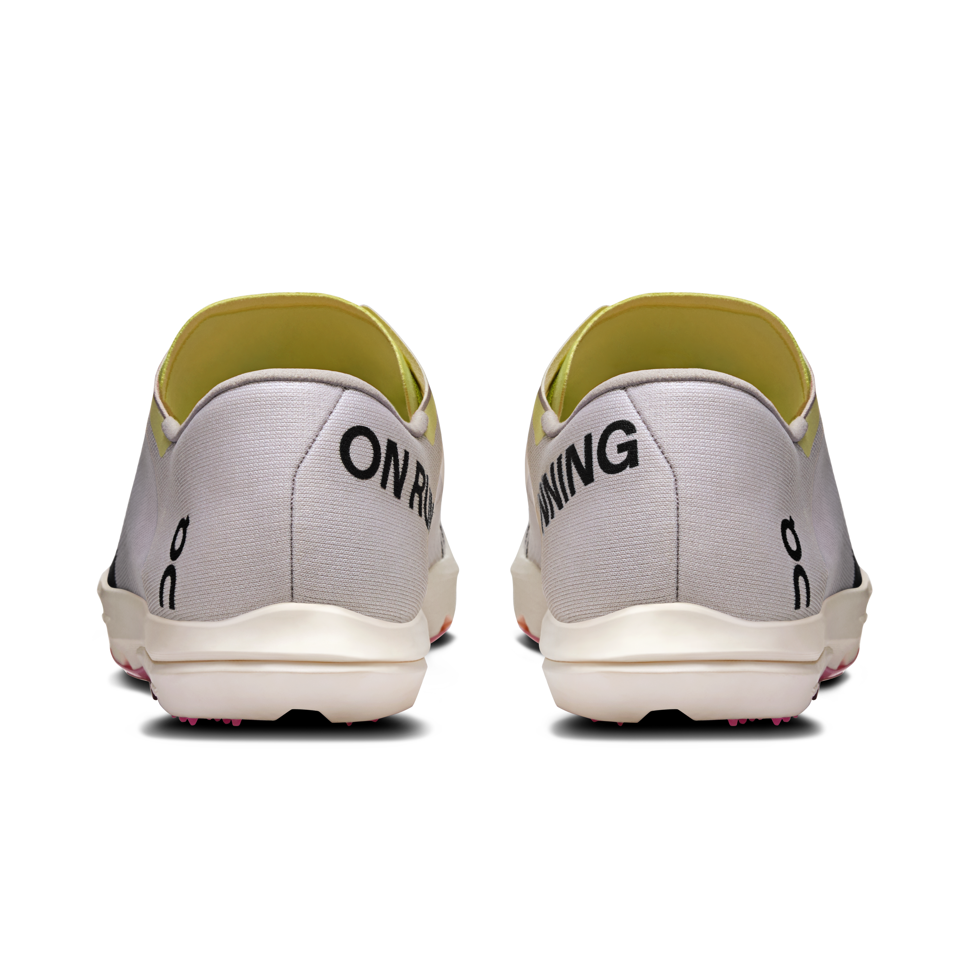 On Cloudspike Amplius 2 White & Raspberry Men Track Shoes