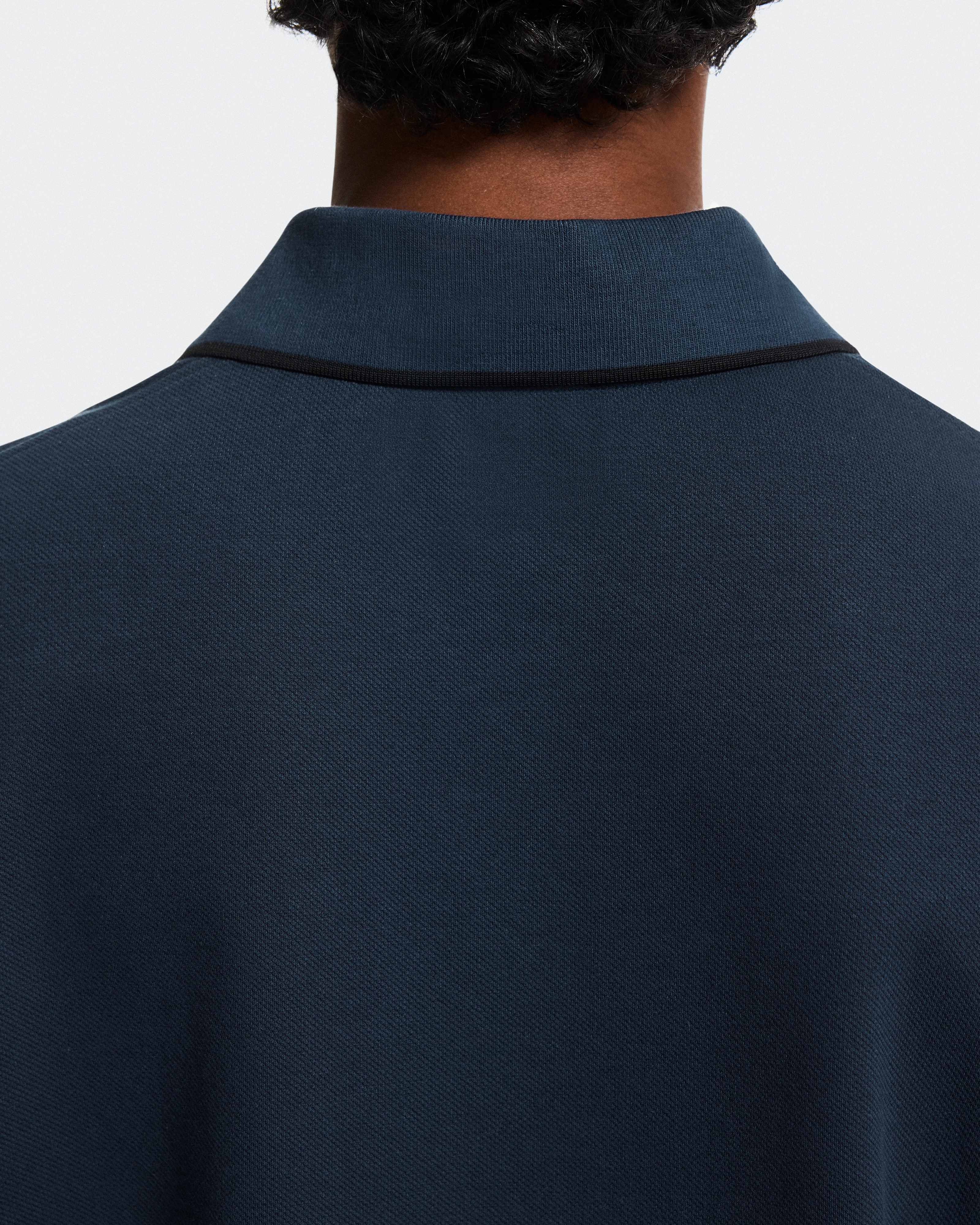 On Courtside Polo Midnight & Black Men Tops and t-shirts