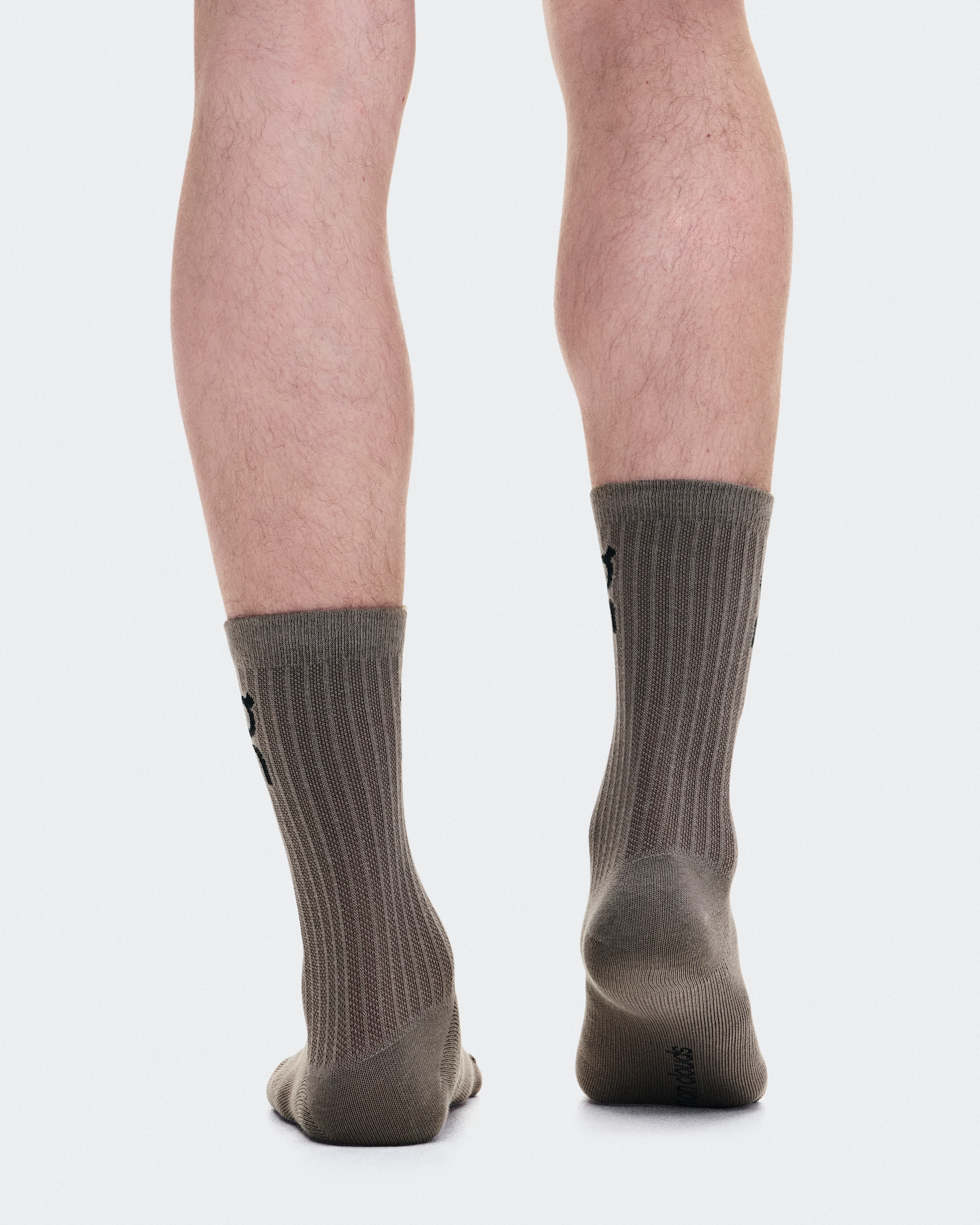 On Logo Sock High 3P Hare & Brume Unisex Calzini