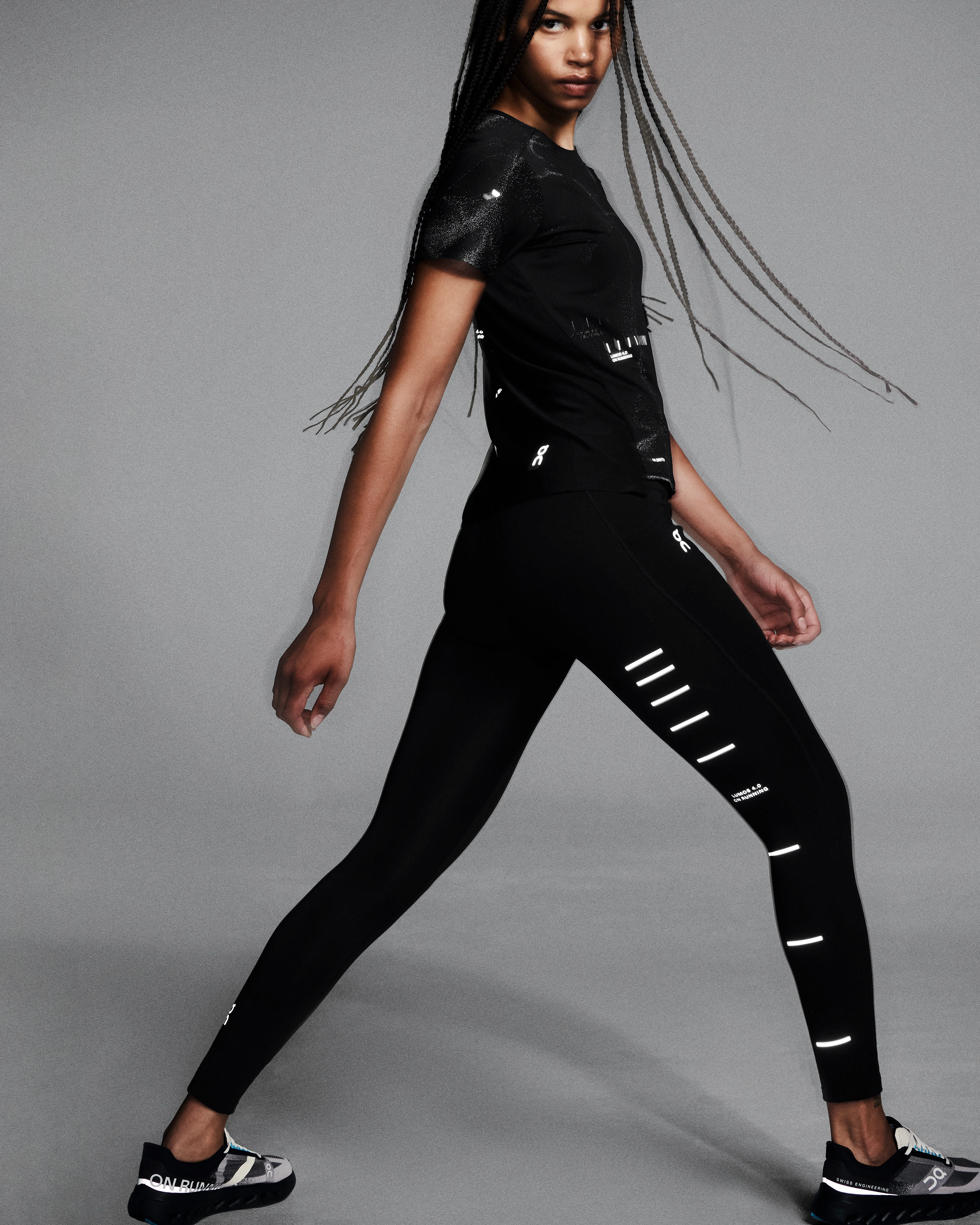 On Performance Tights Lumos Black Women Tights