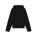 Focus Tech Zip Hoodie in Black
