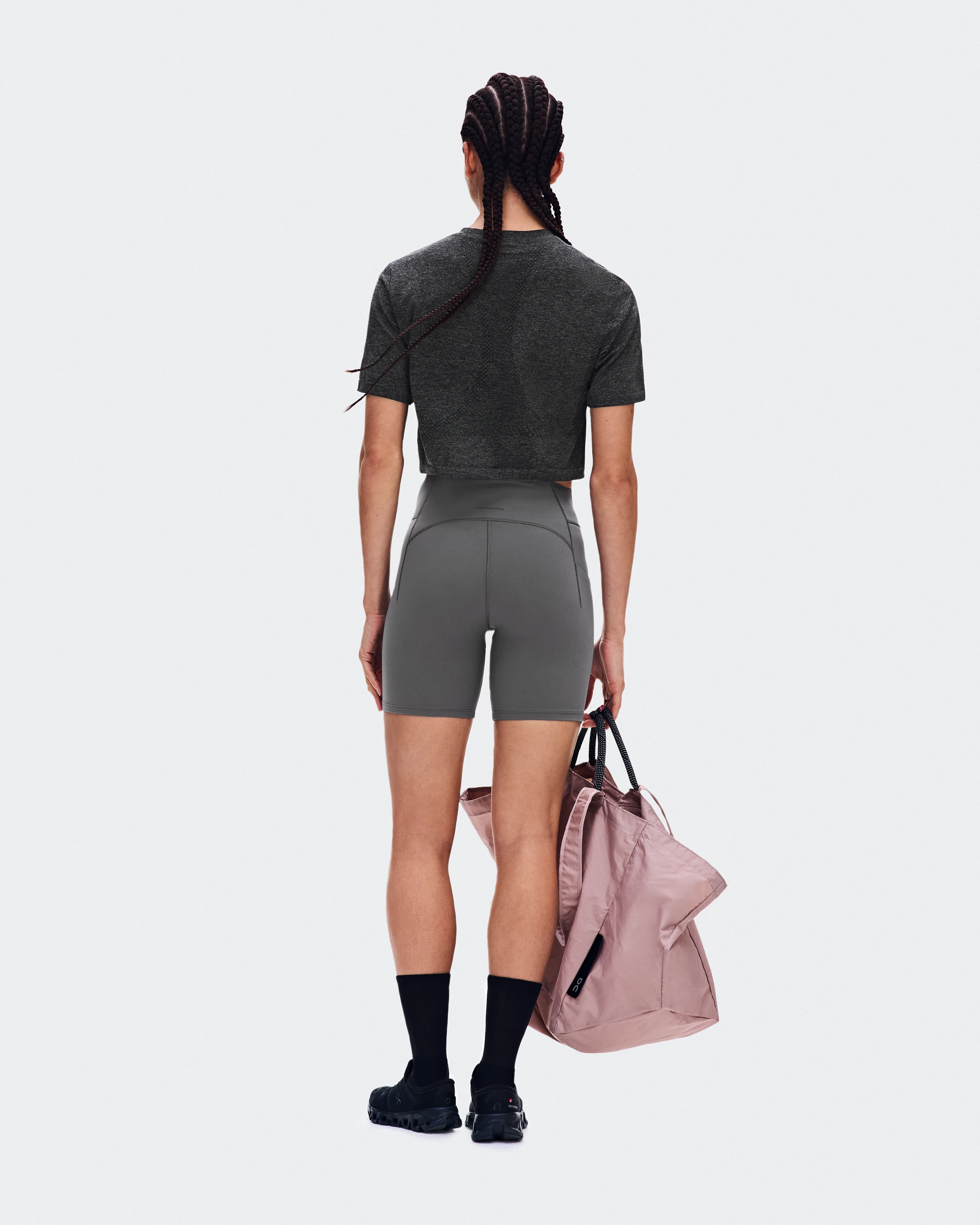 On Train Flex-T Crop Ember Heather Women Tops and t-shirts